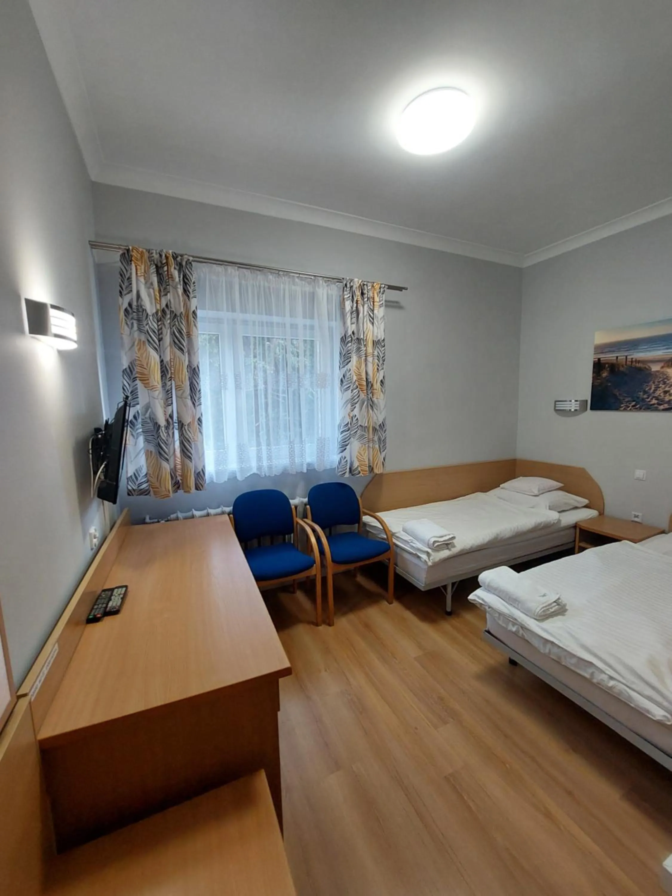 Bed in Motel Comet