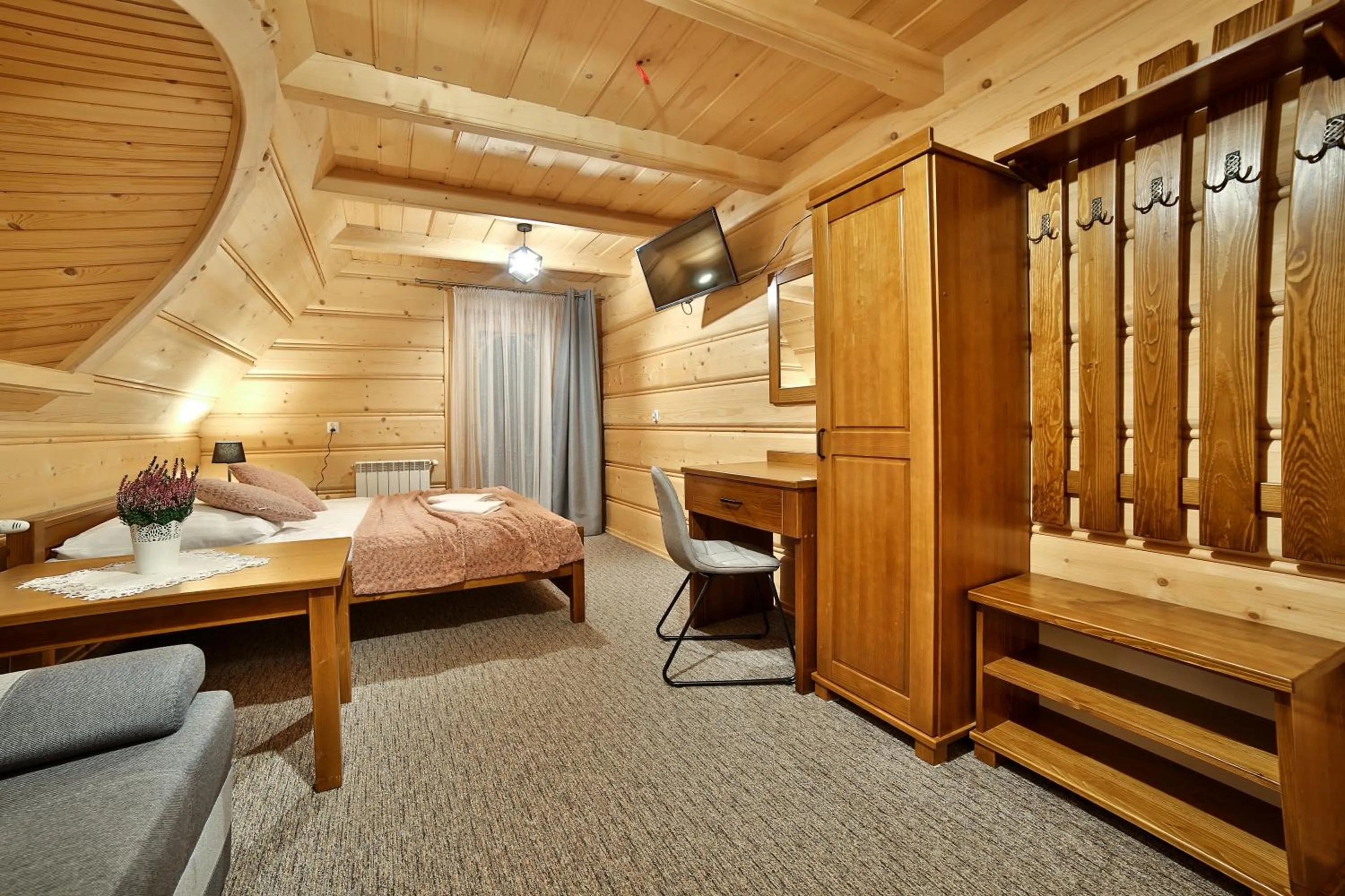 Photo of the whole room, Bed in Willa Jarząbek - 5 min do term Szaflary I Gorący Potok