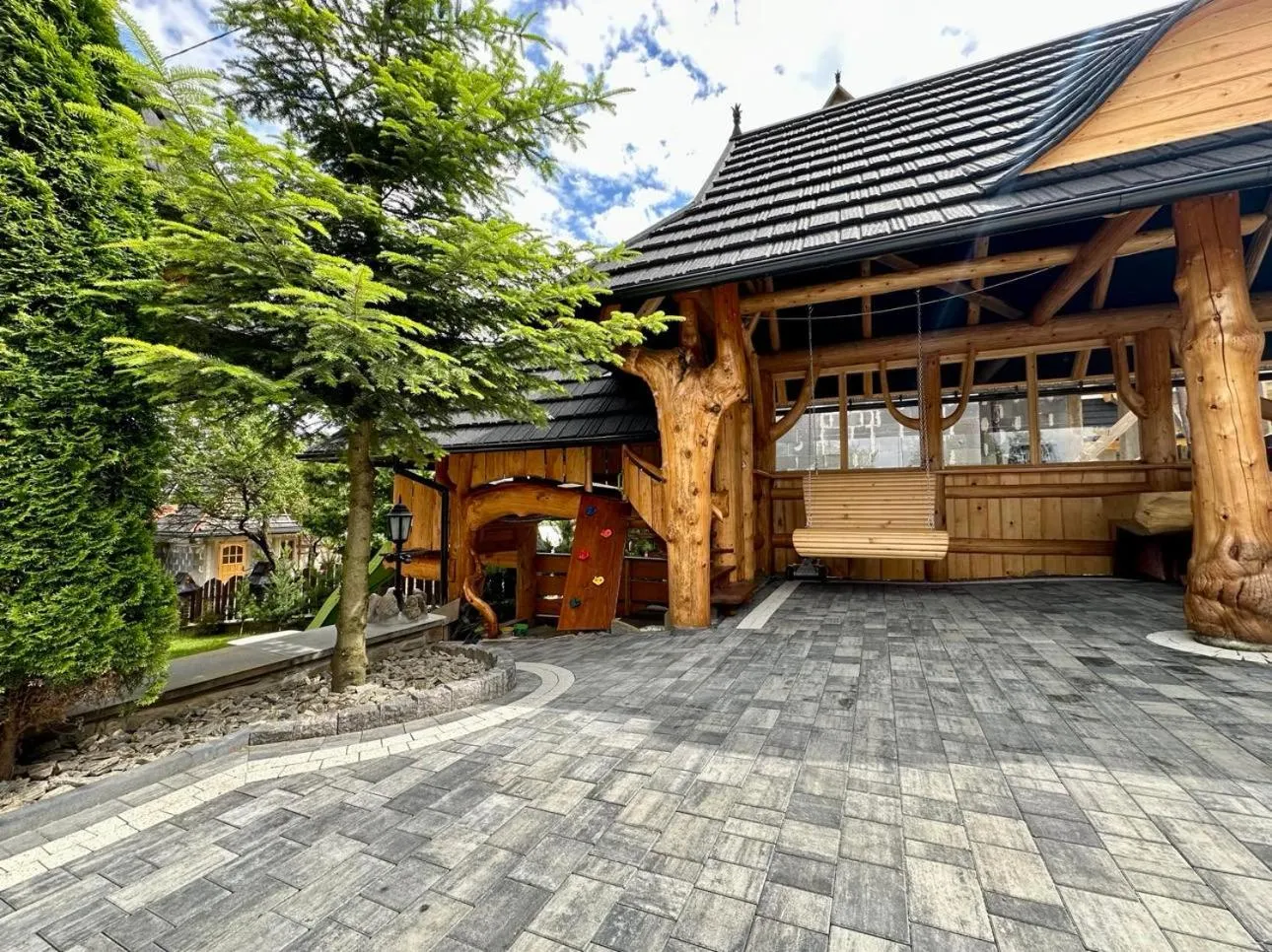 Garden in Willa Jarząbek - 5 min do term Szaflary I Gorący Potok