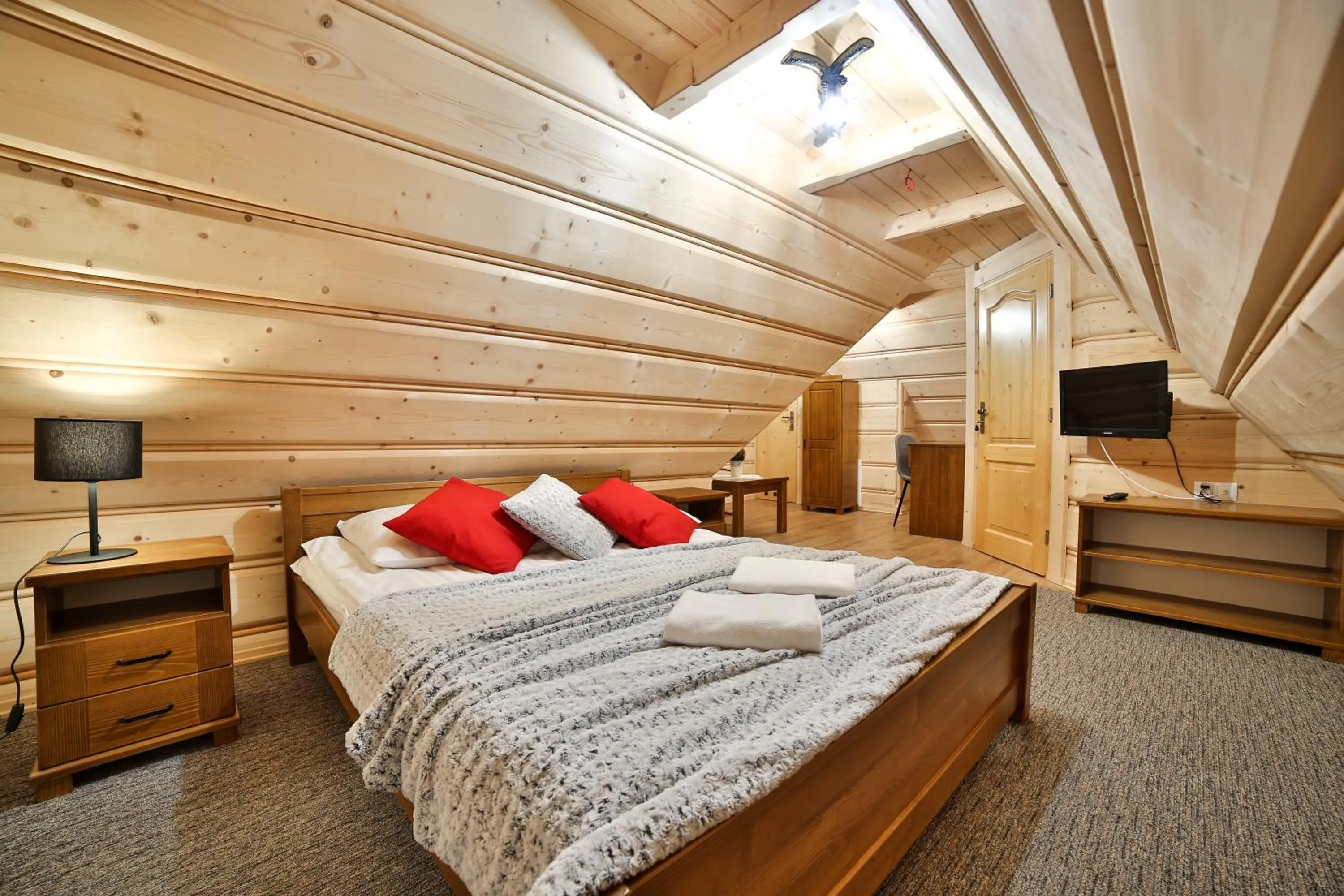 Photo of the whole room, Bed in Willa Jarząbek - 5 min do term Szaflary I Gorący Potok