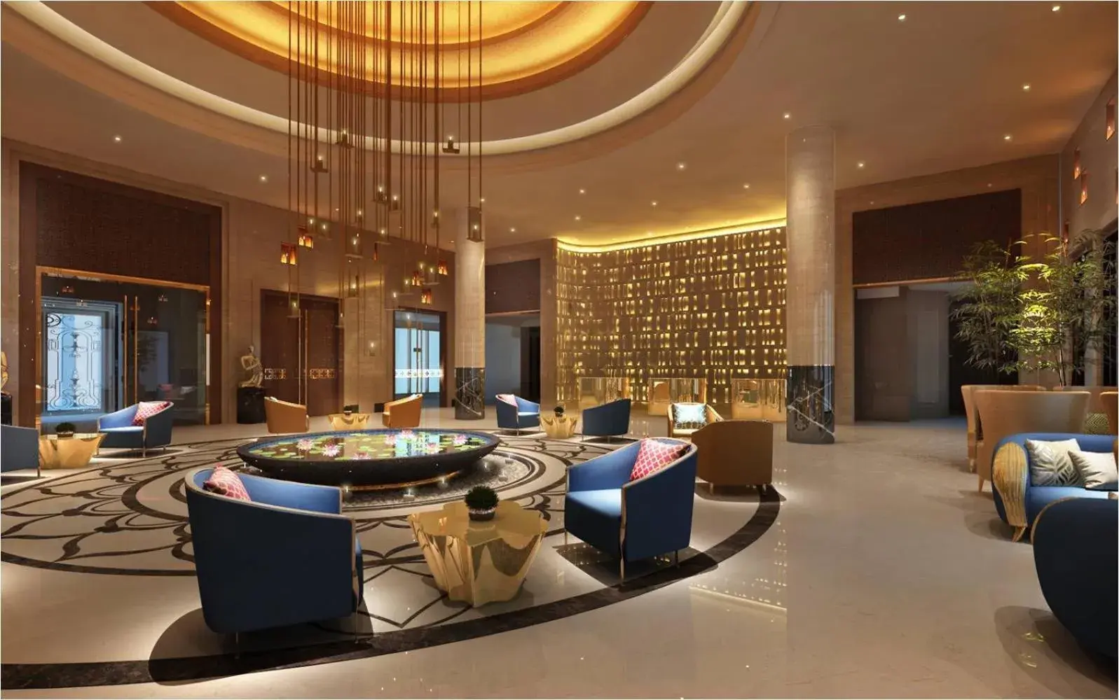 Lobby or reception in Taj Gandhinagar Resort and Spa Lobby or reception in Taj Gandhinagar Resort and Spa