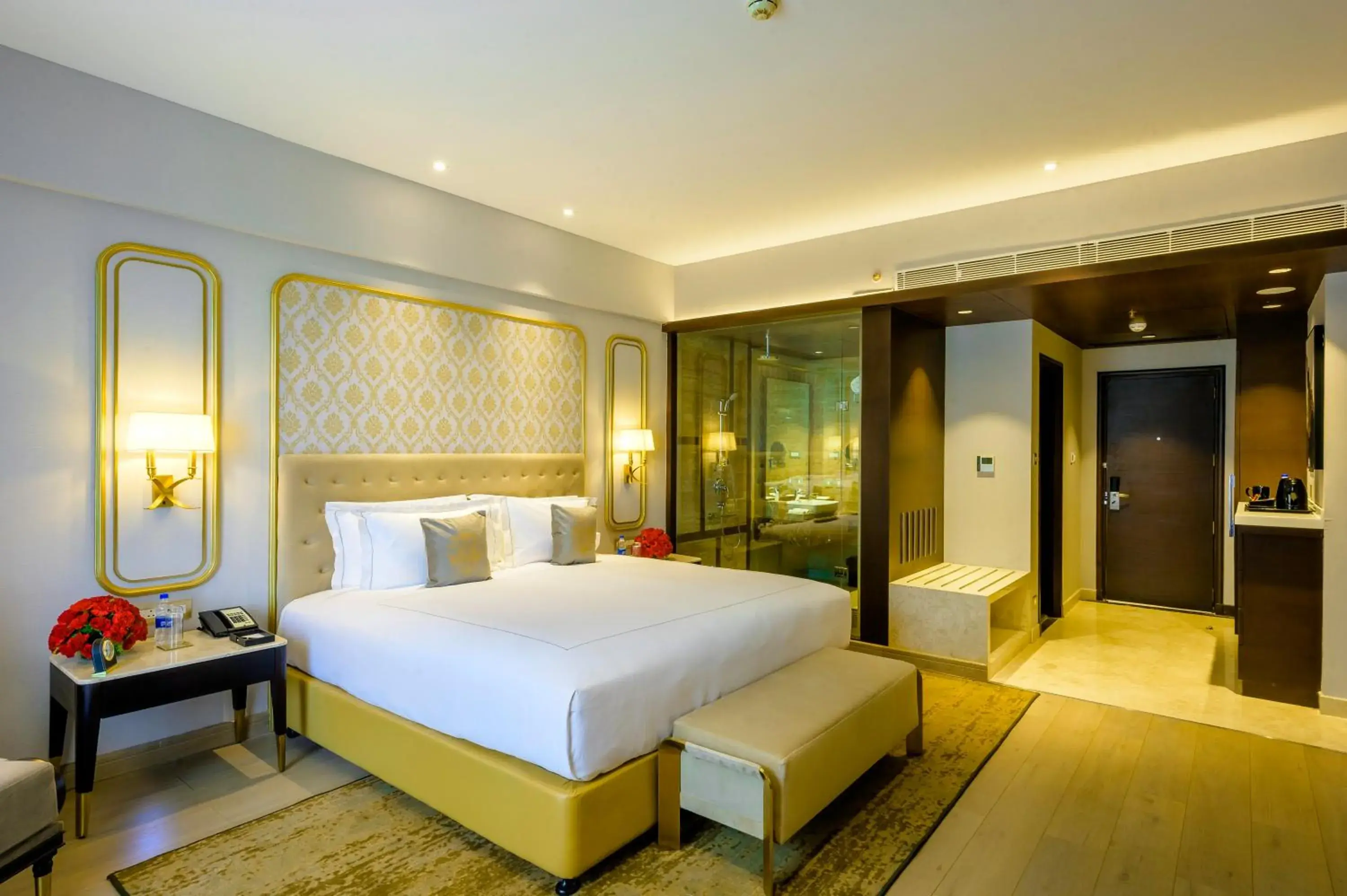 Bed in Taj Gandhinagar Resort and Spa Bed in Taj Gandhinagar Resort and Spa