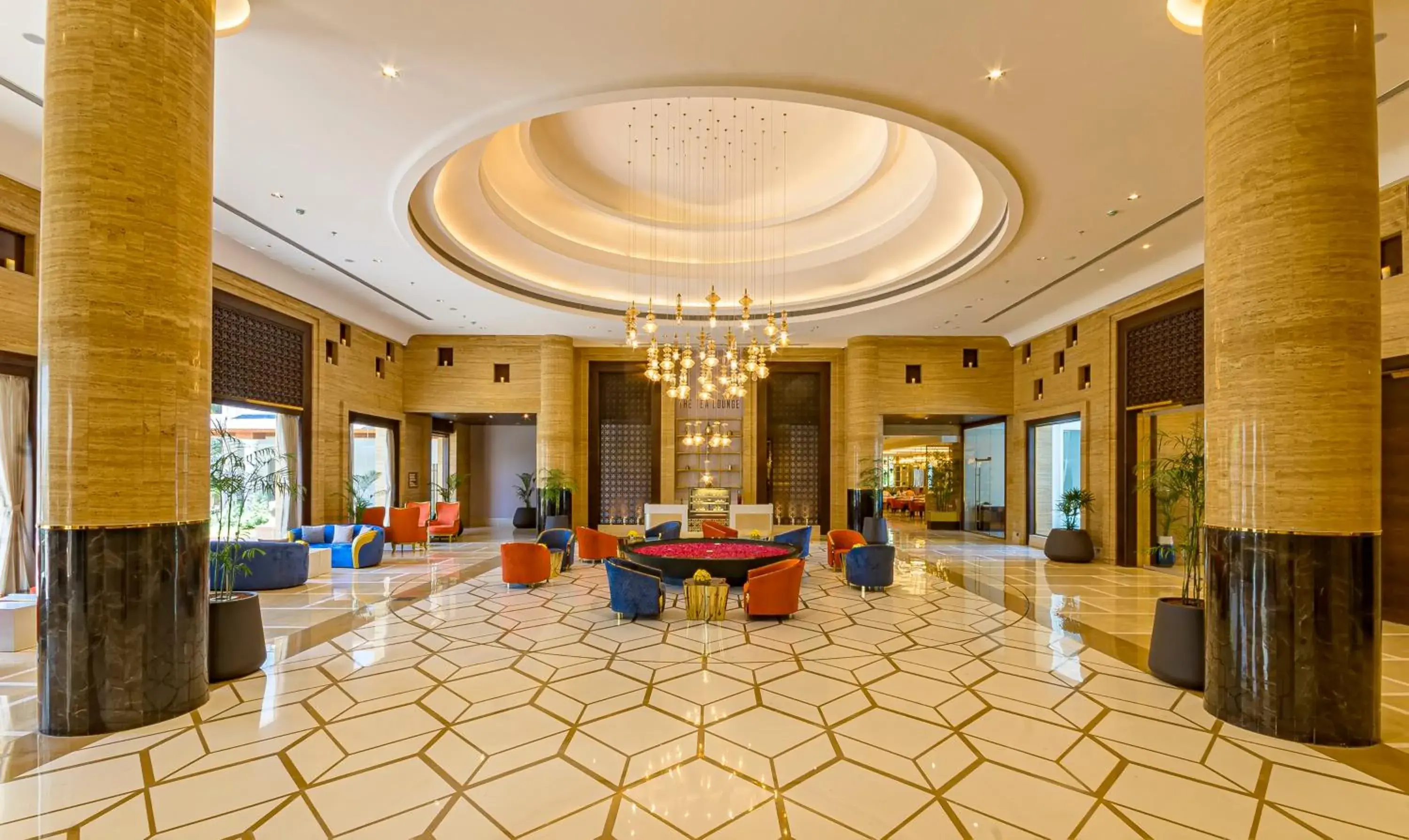 Lobby or reception in Taj Gandhinagar Resort and Spa Lobby or reception in Taj Gandhinagar Resort and Spa