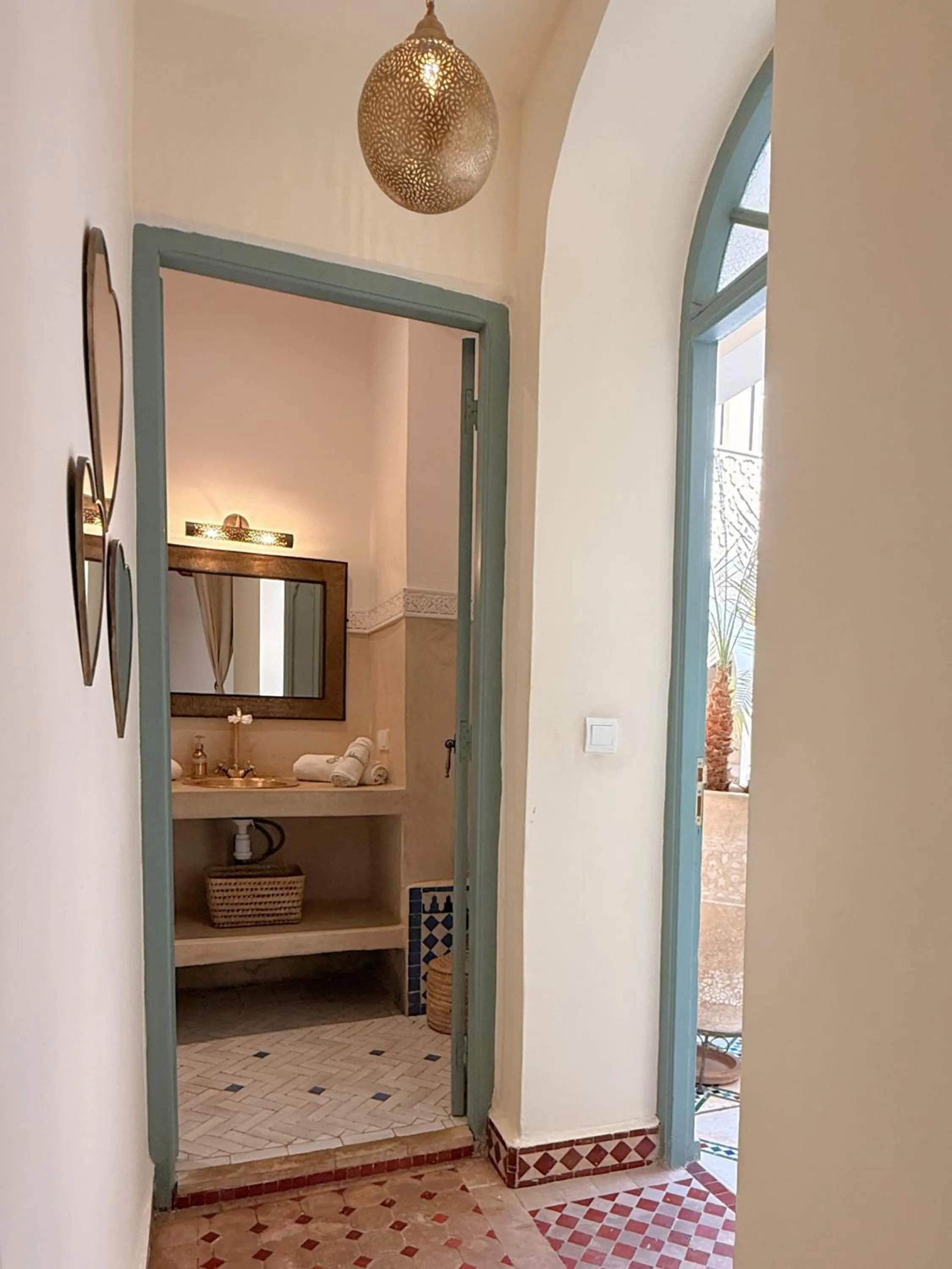 Bed in Riad Jalina