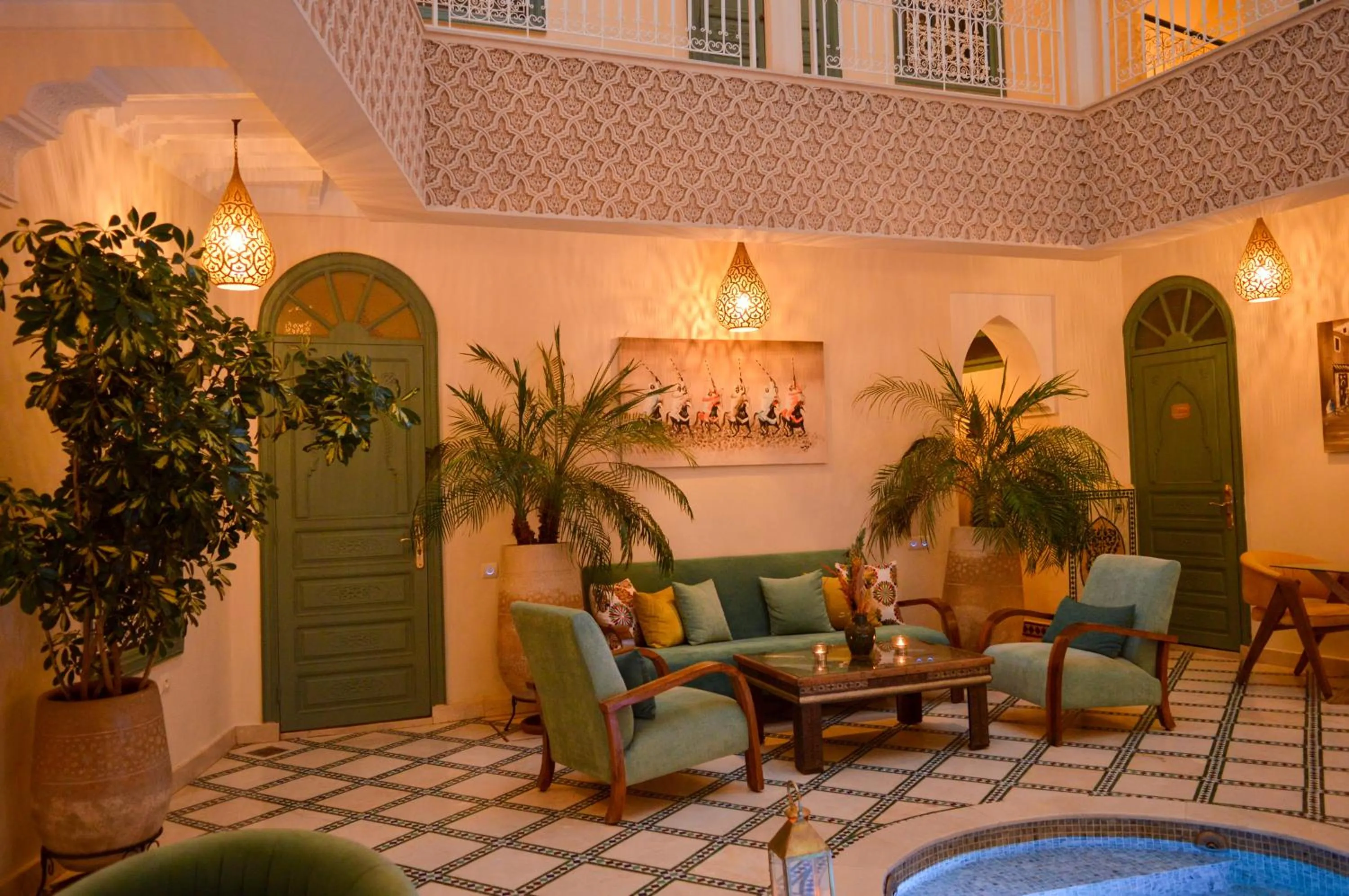 Patio in Riad Jalina