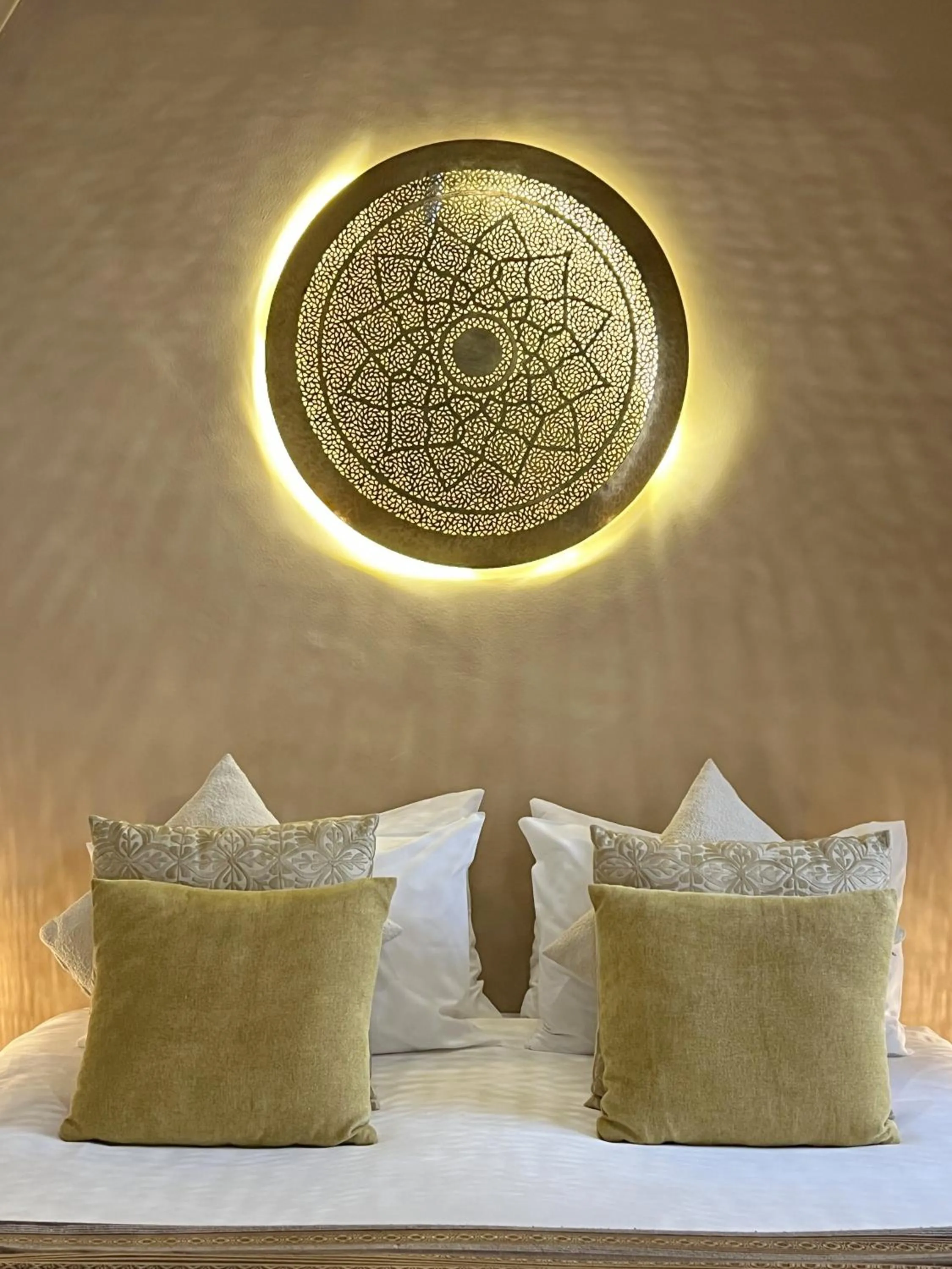 Bed in Riad Jalina