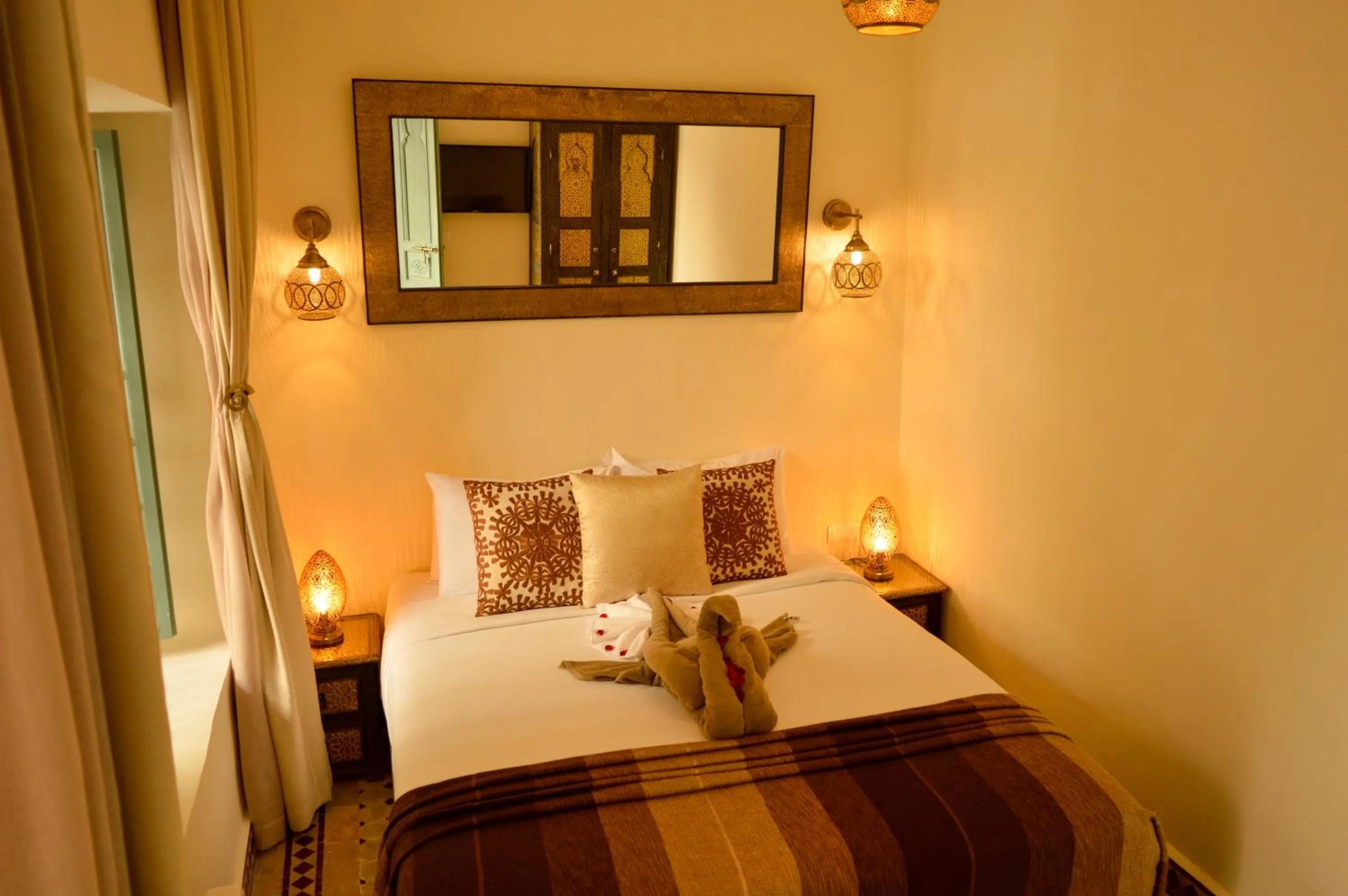 Bed in Riad Jalina