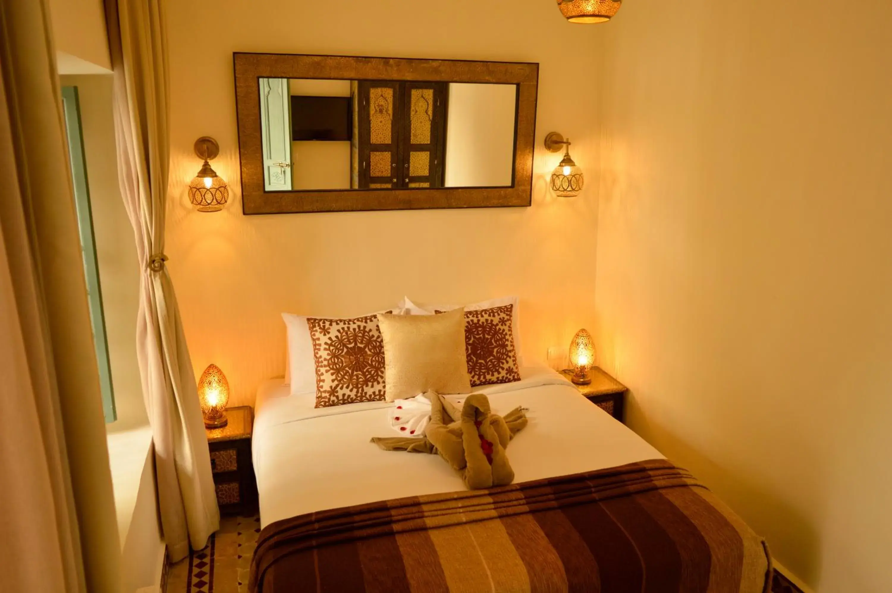 Bed in Riad Jalina Bed in Riad Jalina