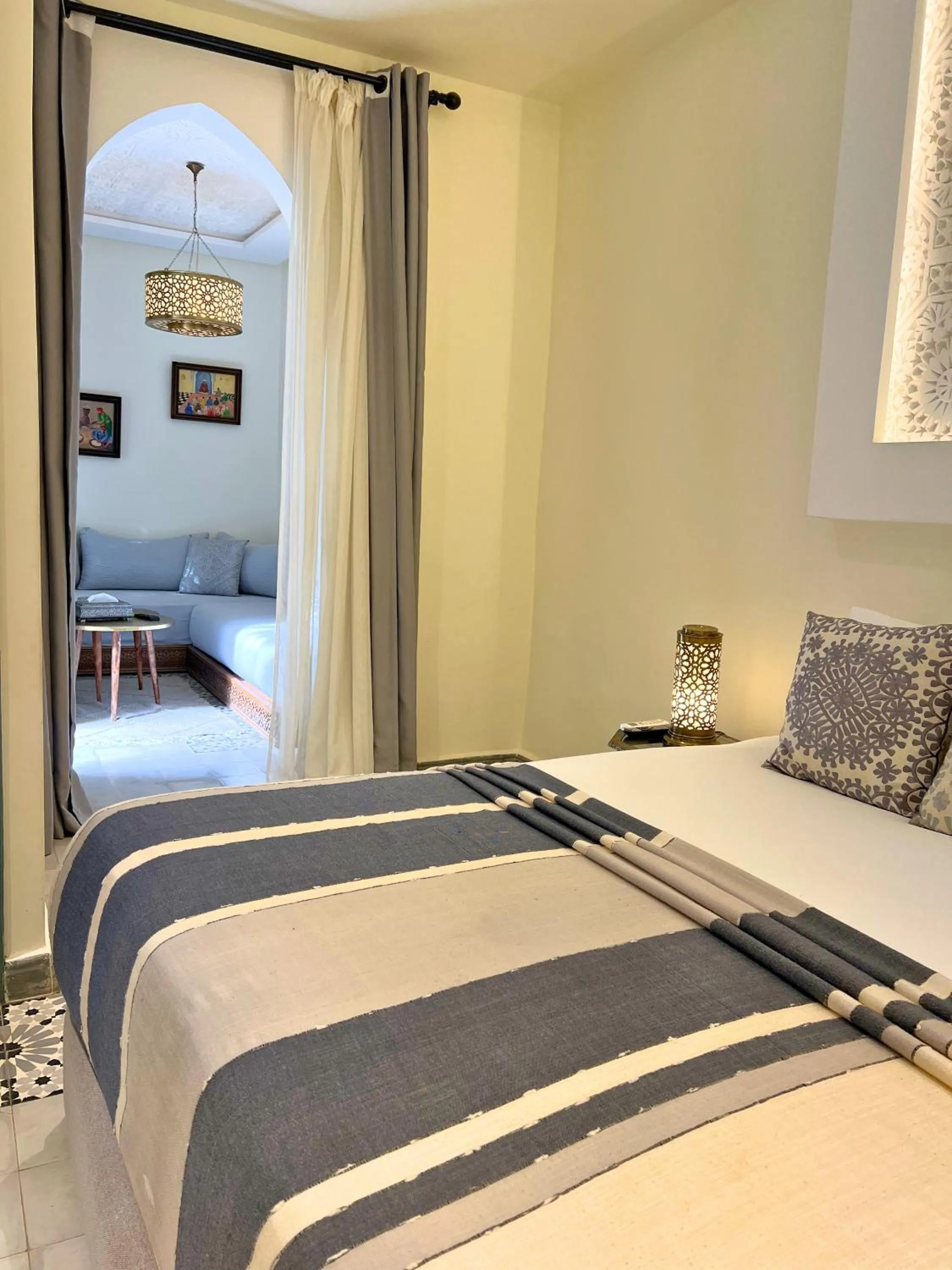 Bed in Riad Jalina