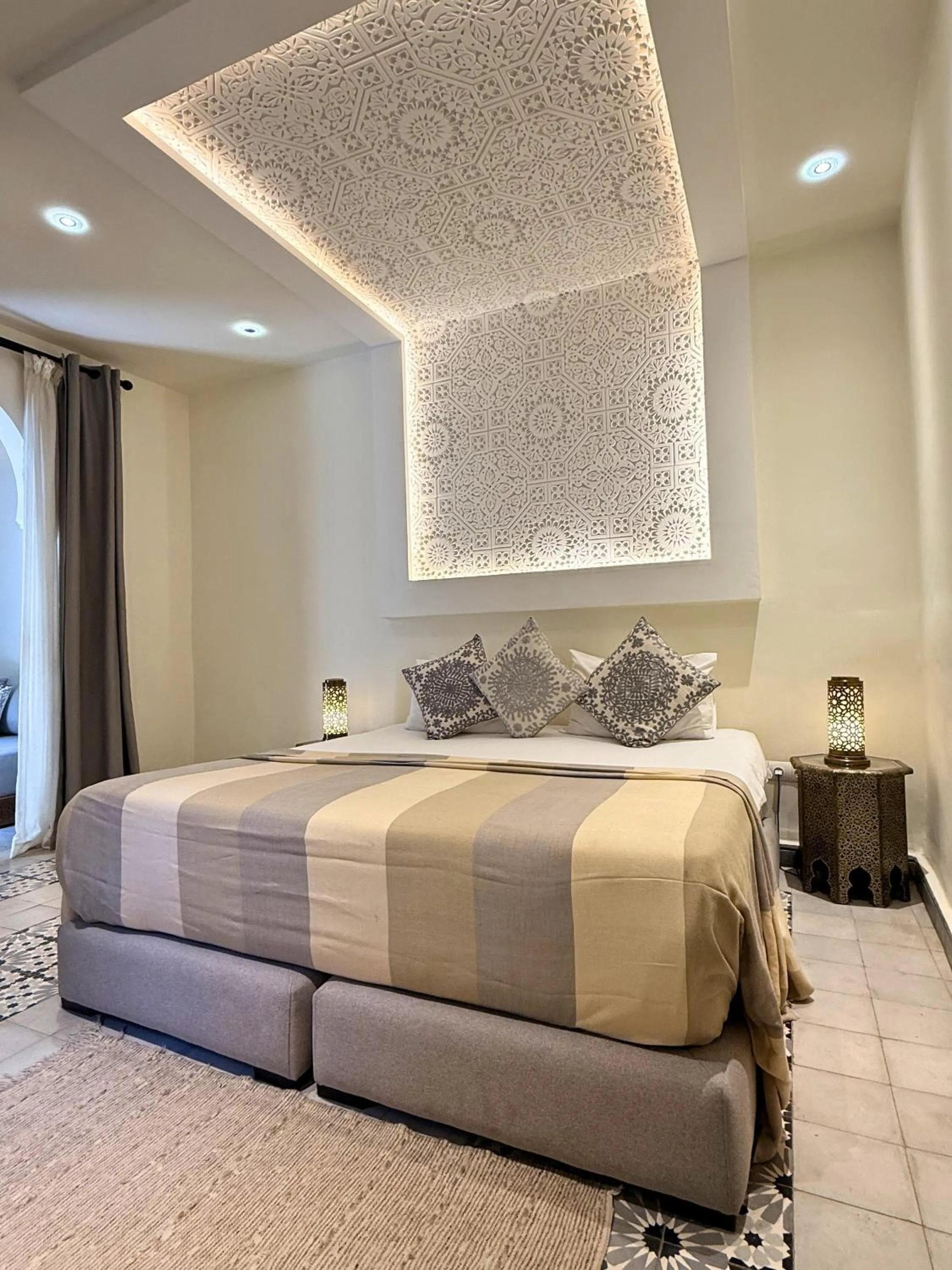 Bed in Riad Jalina