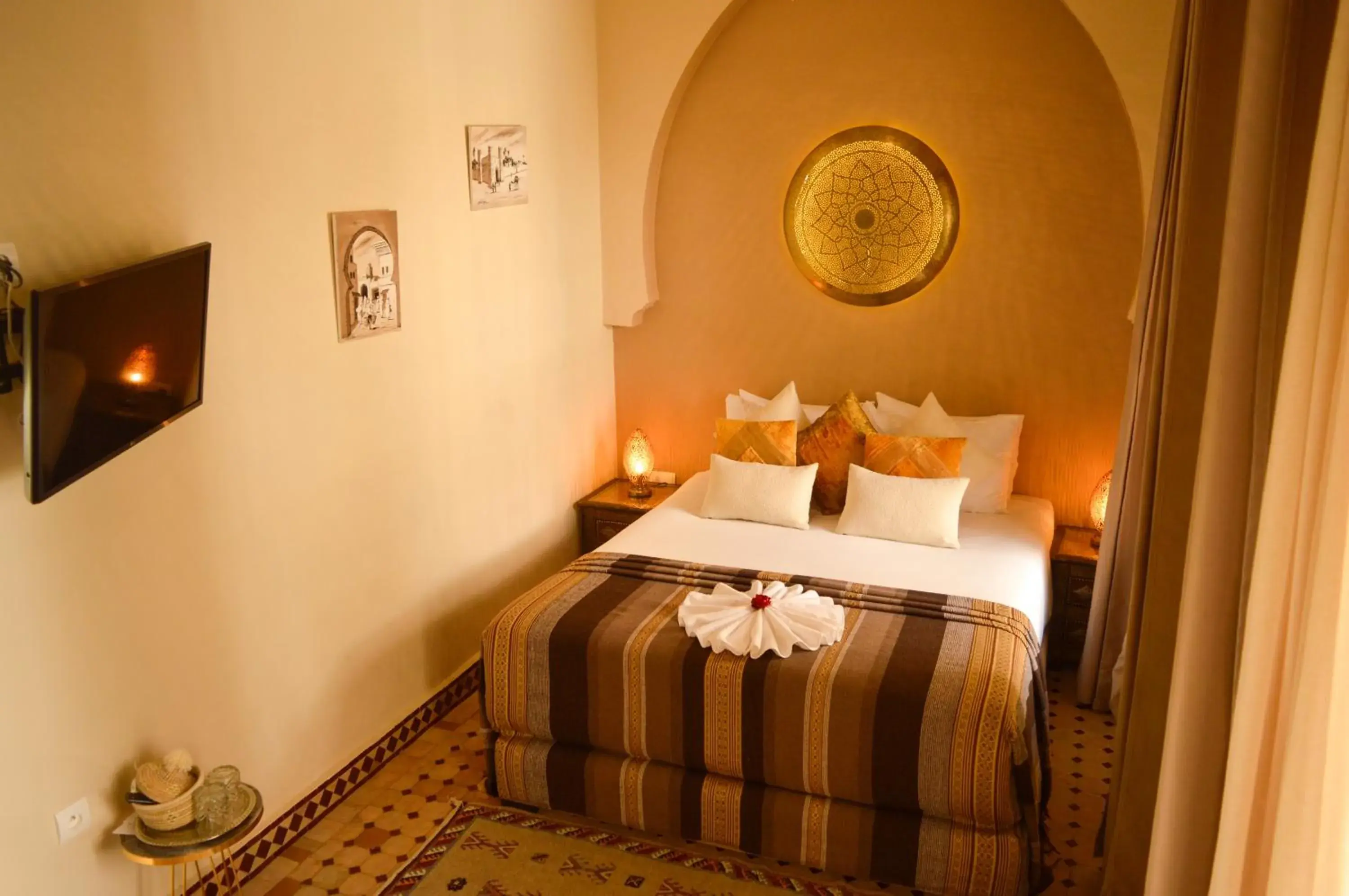 Bed in Riad Jalina Bed in Riad Jalina