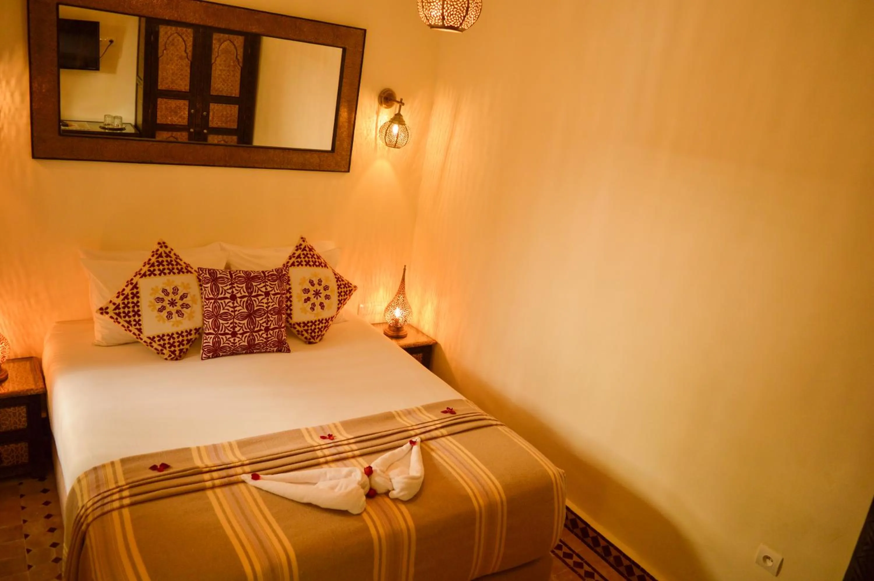 Bed in Riad Jalina