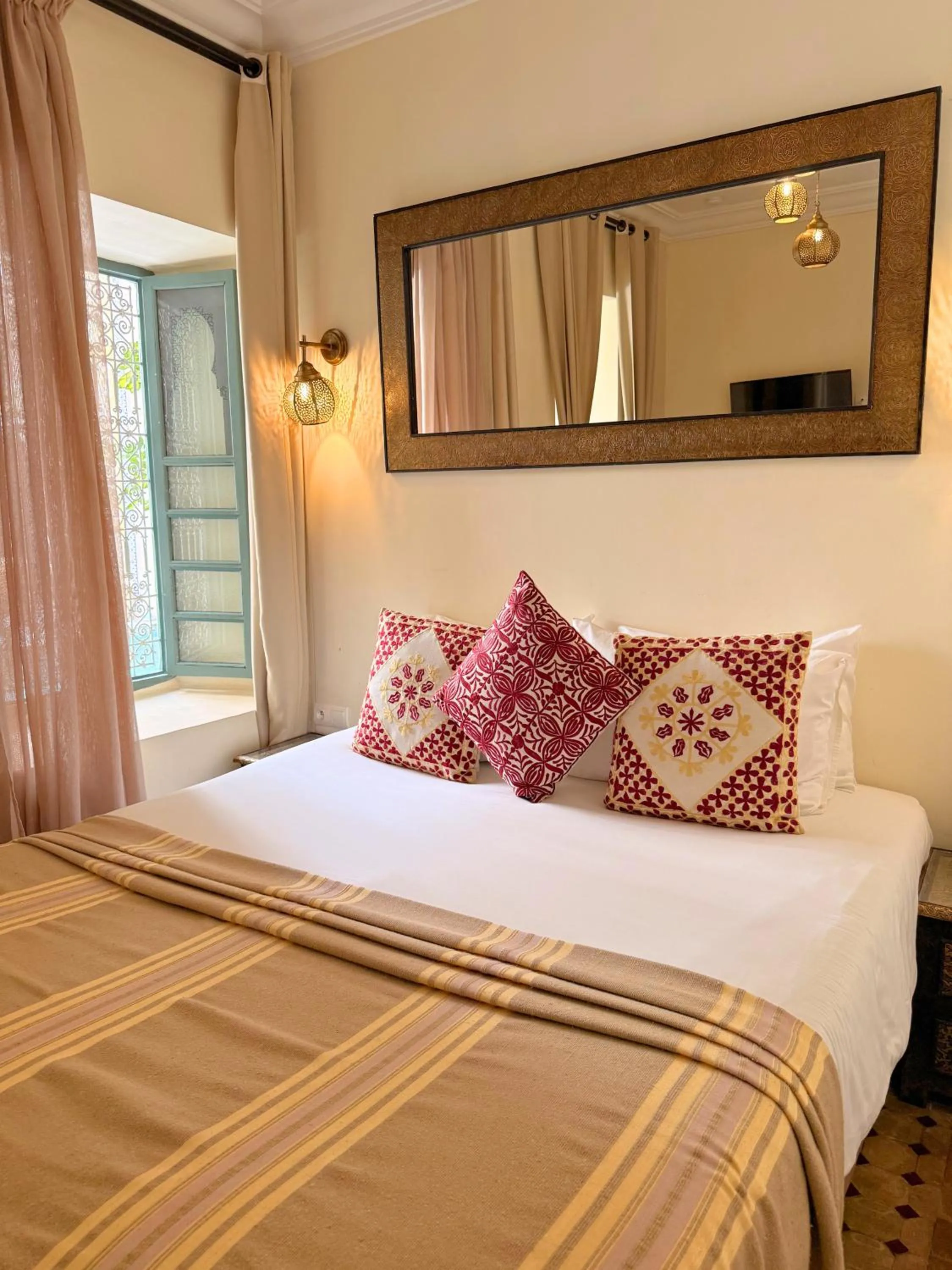 Bed in Riad Jalina