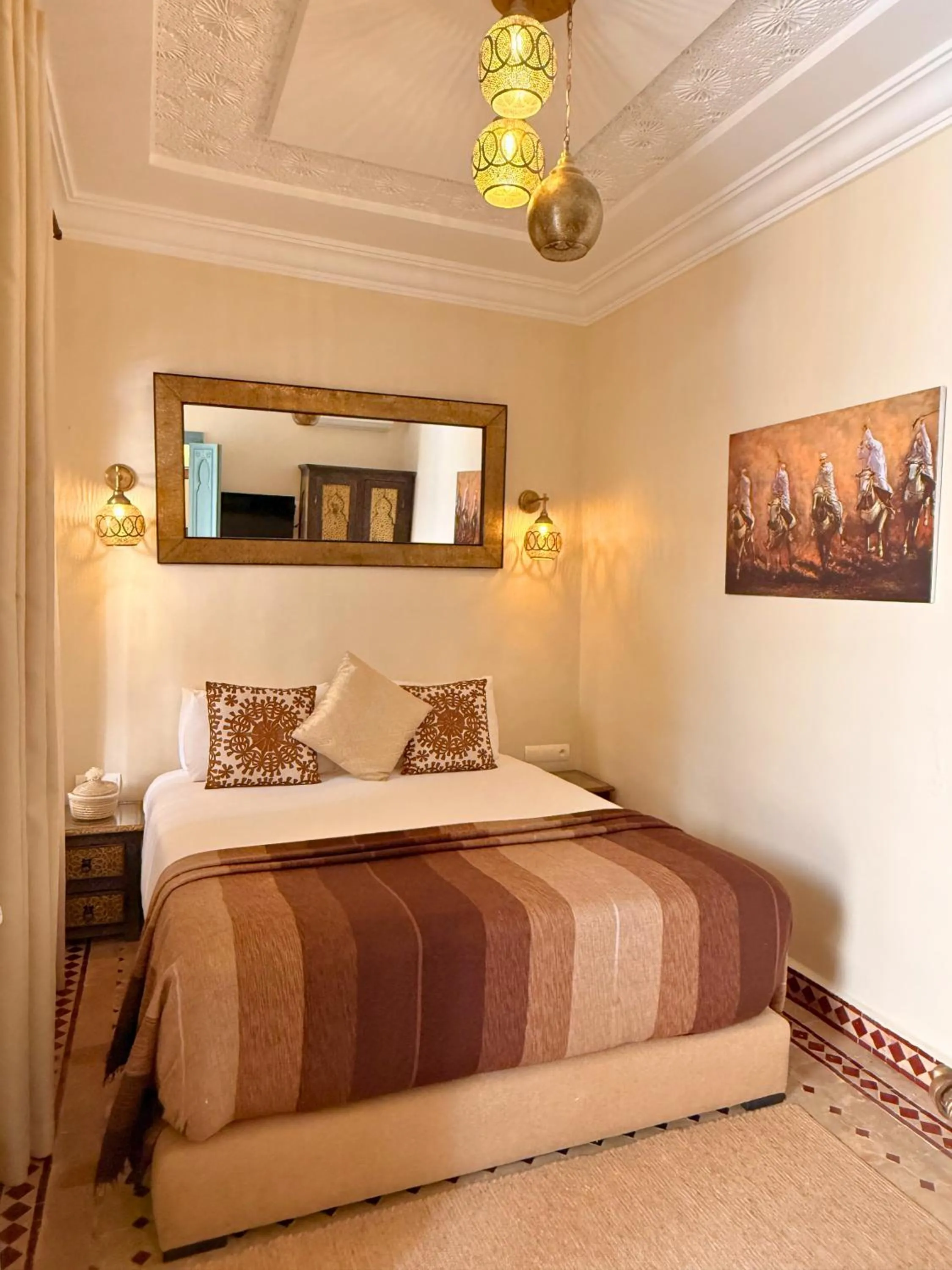 Bed in Riad Jalina