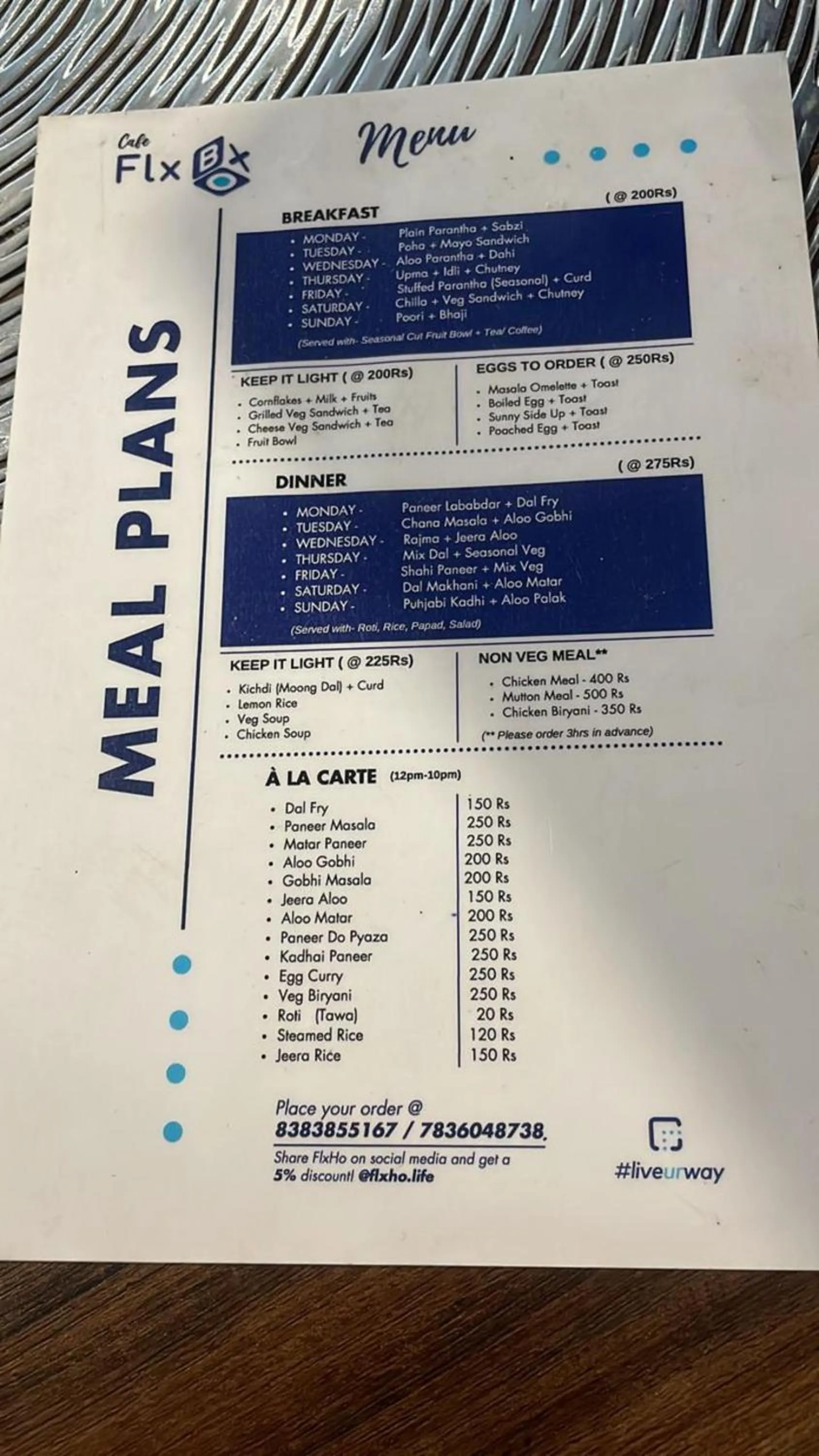 Breakfast in FlxHo Duo - Serviced Apartment & Rooms - Golf Course Road