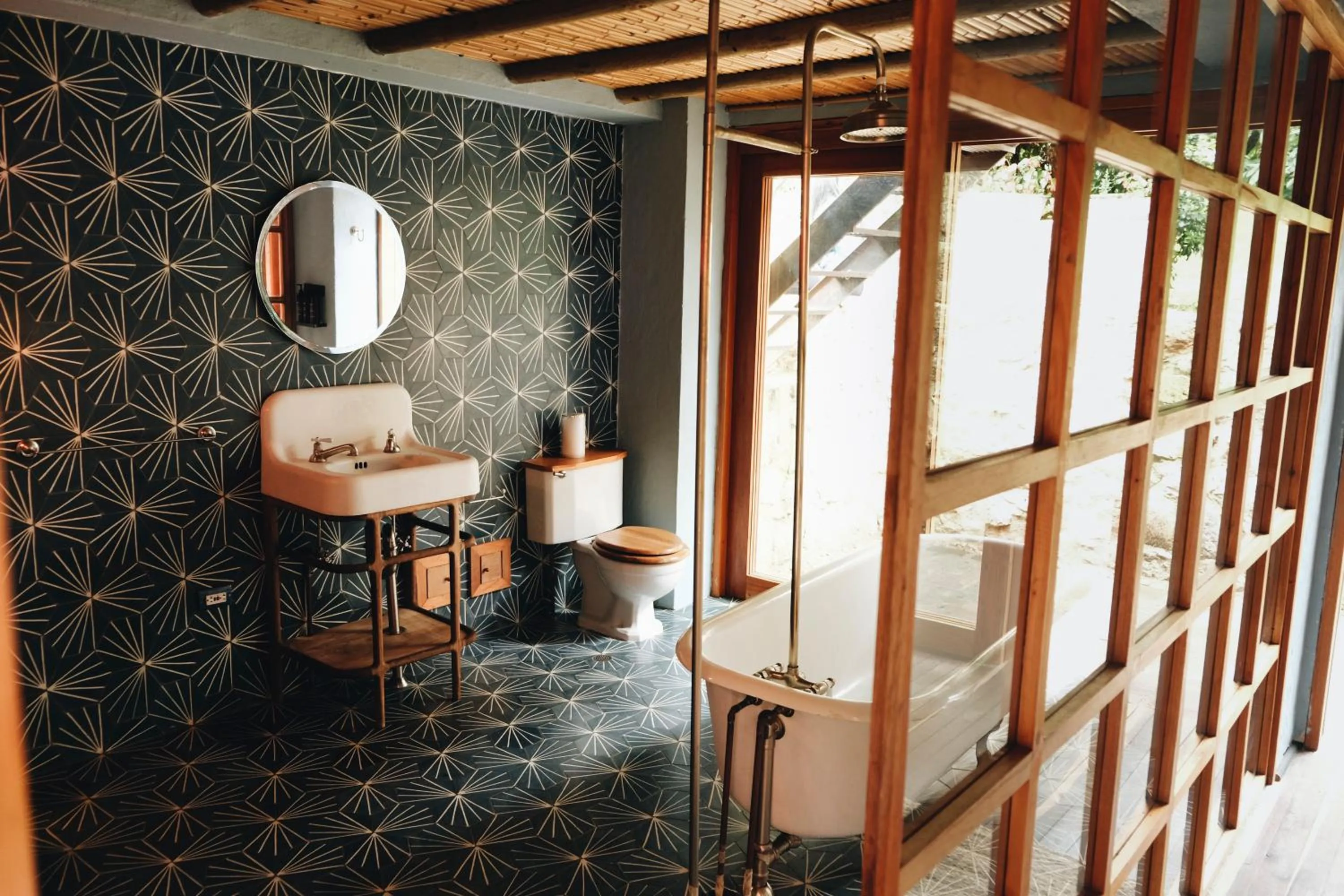 Bathroom in Hotel Dios