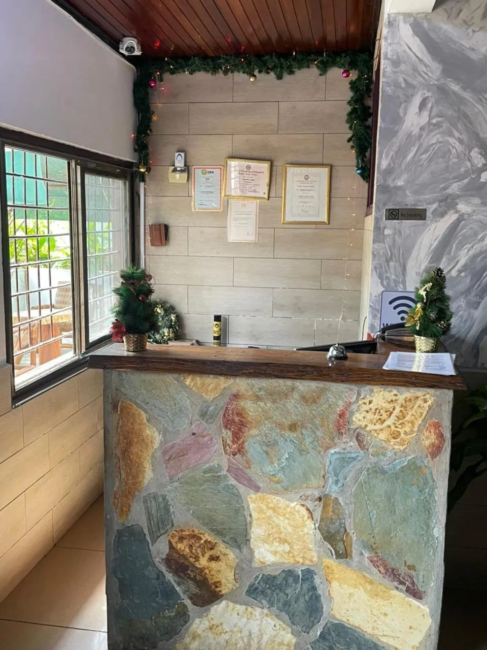 Seating area in Omanye Lodge