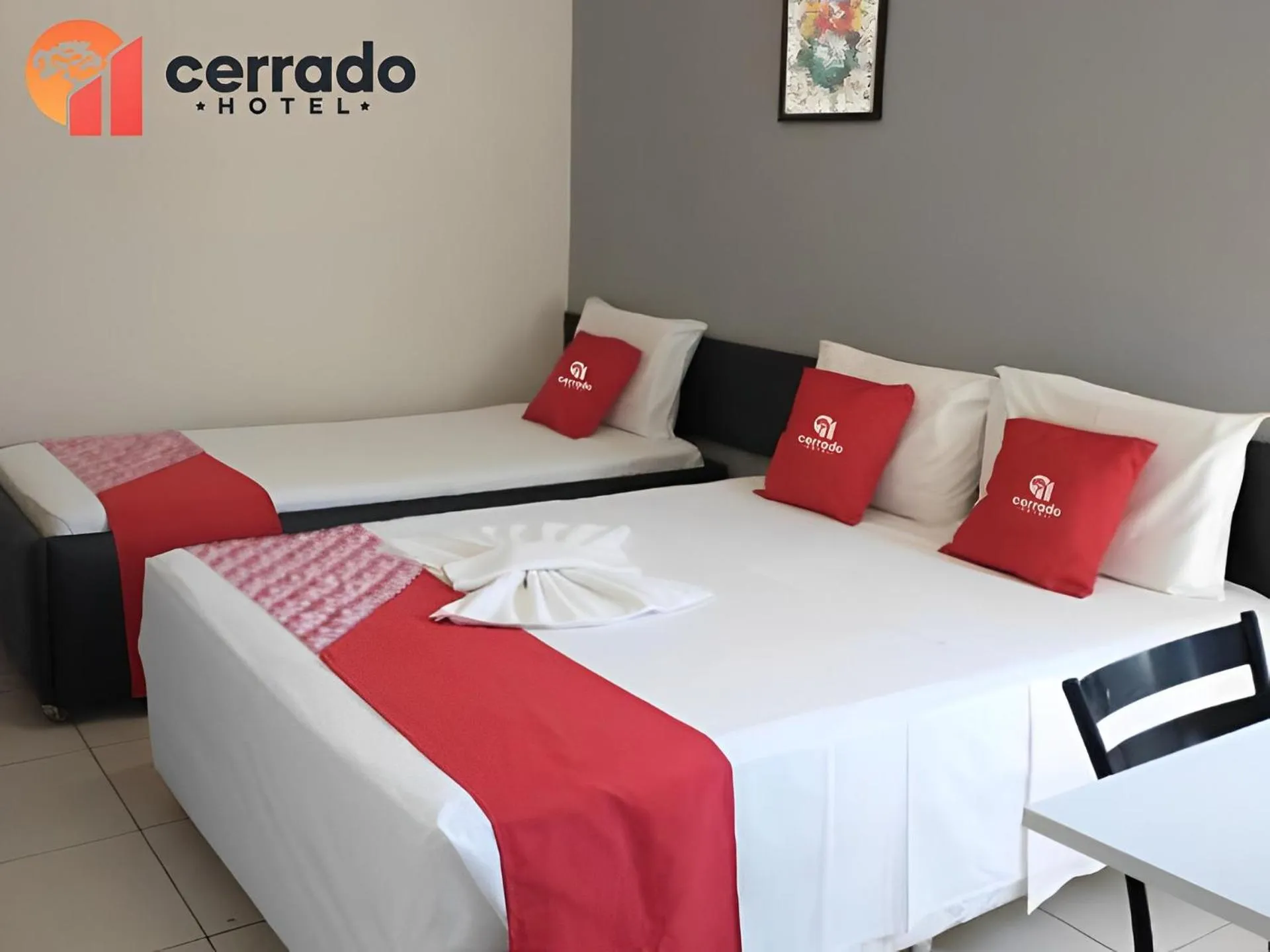 Bed in Cerrado Hotel LTDA