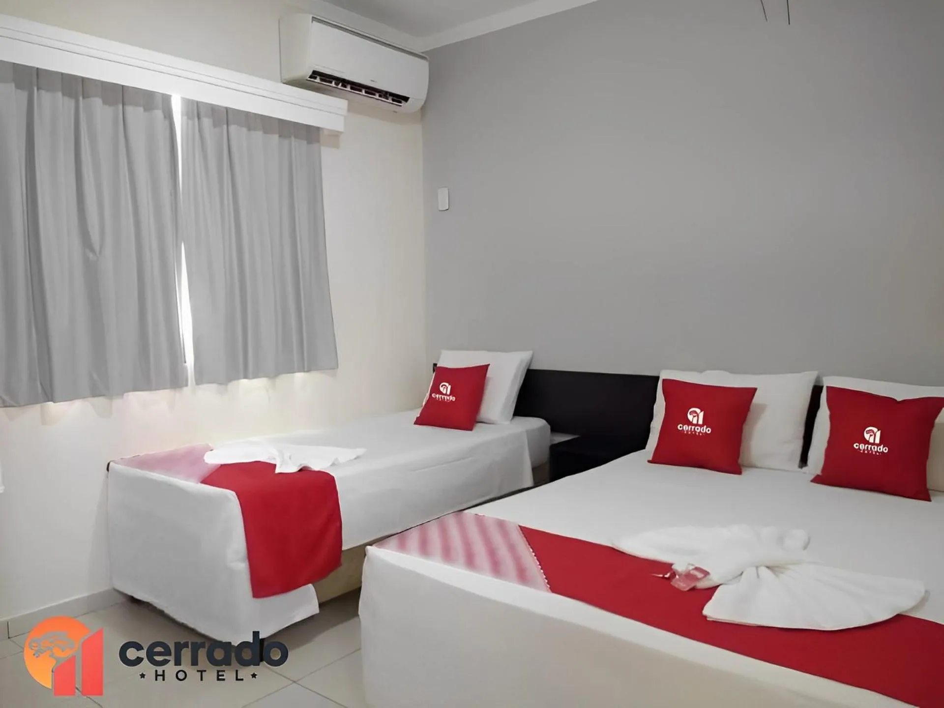 Bed in Cerrado Hotel LTDA