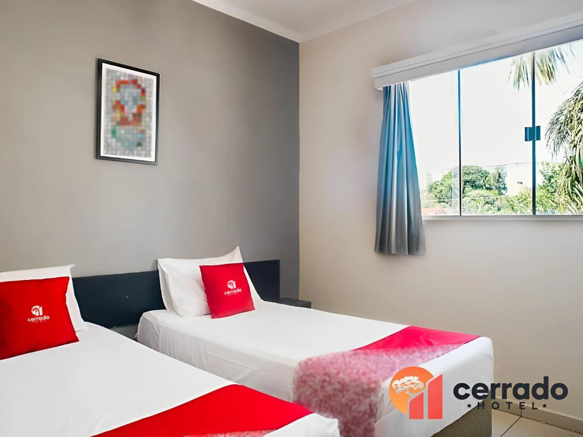 Bed in Cerrado Hotel LTDA