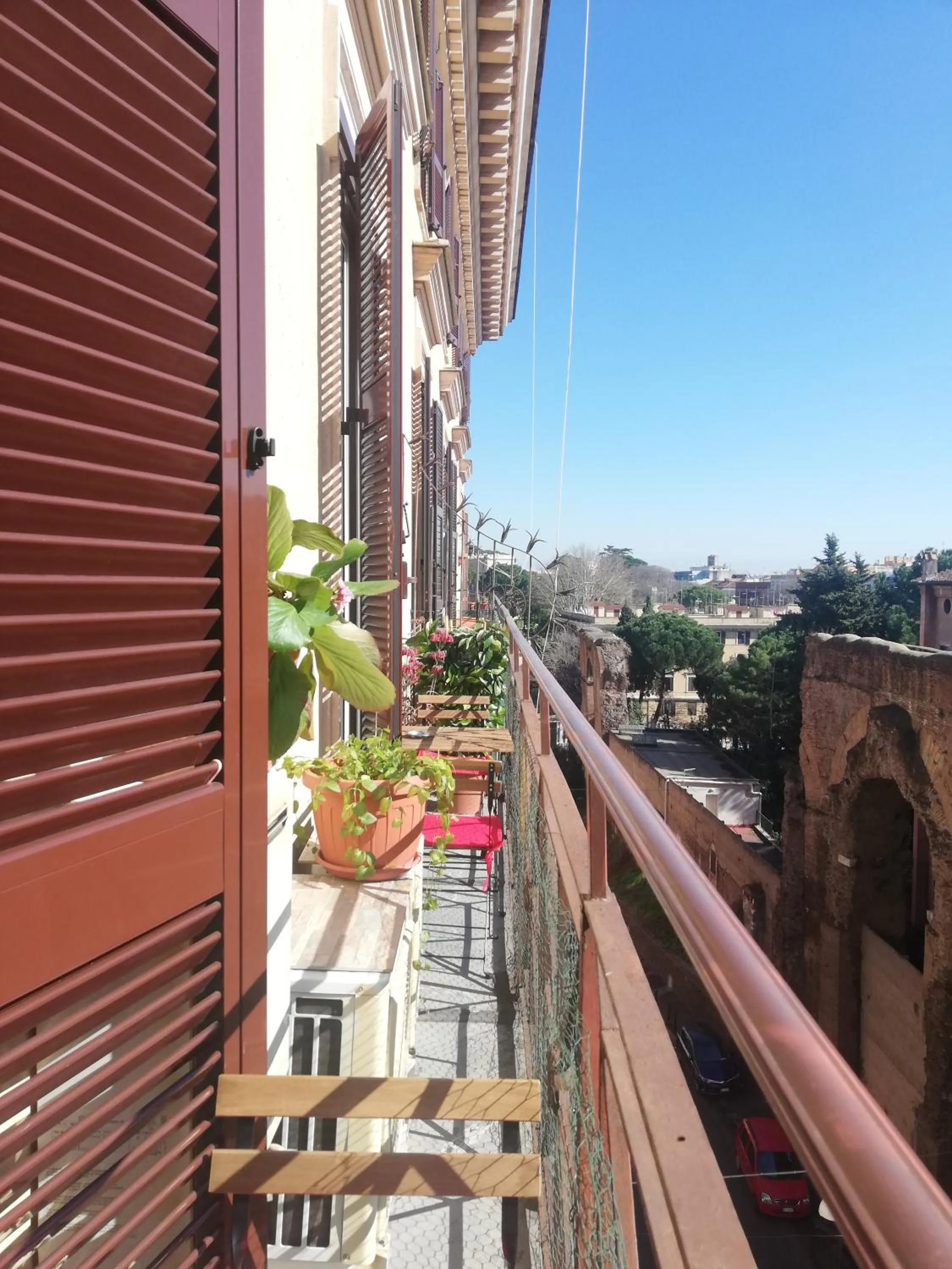 Balcony/Terrace in Aria Rome Rooms