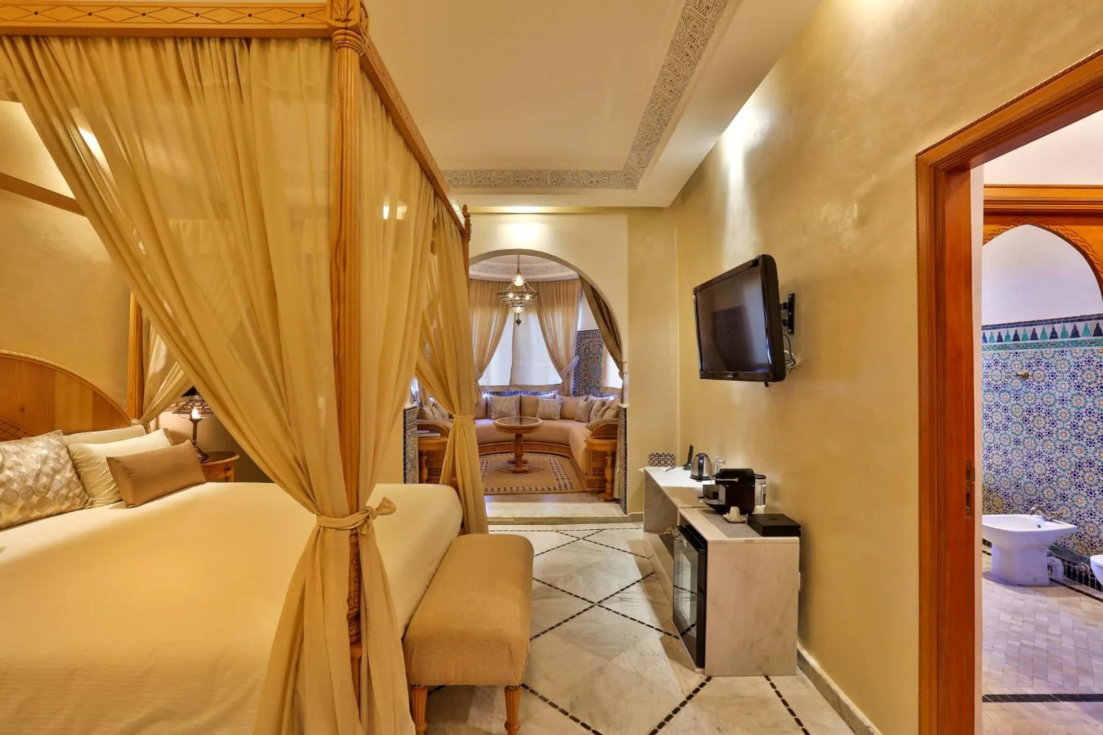 Bed in Palais Amador