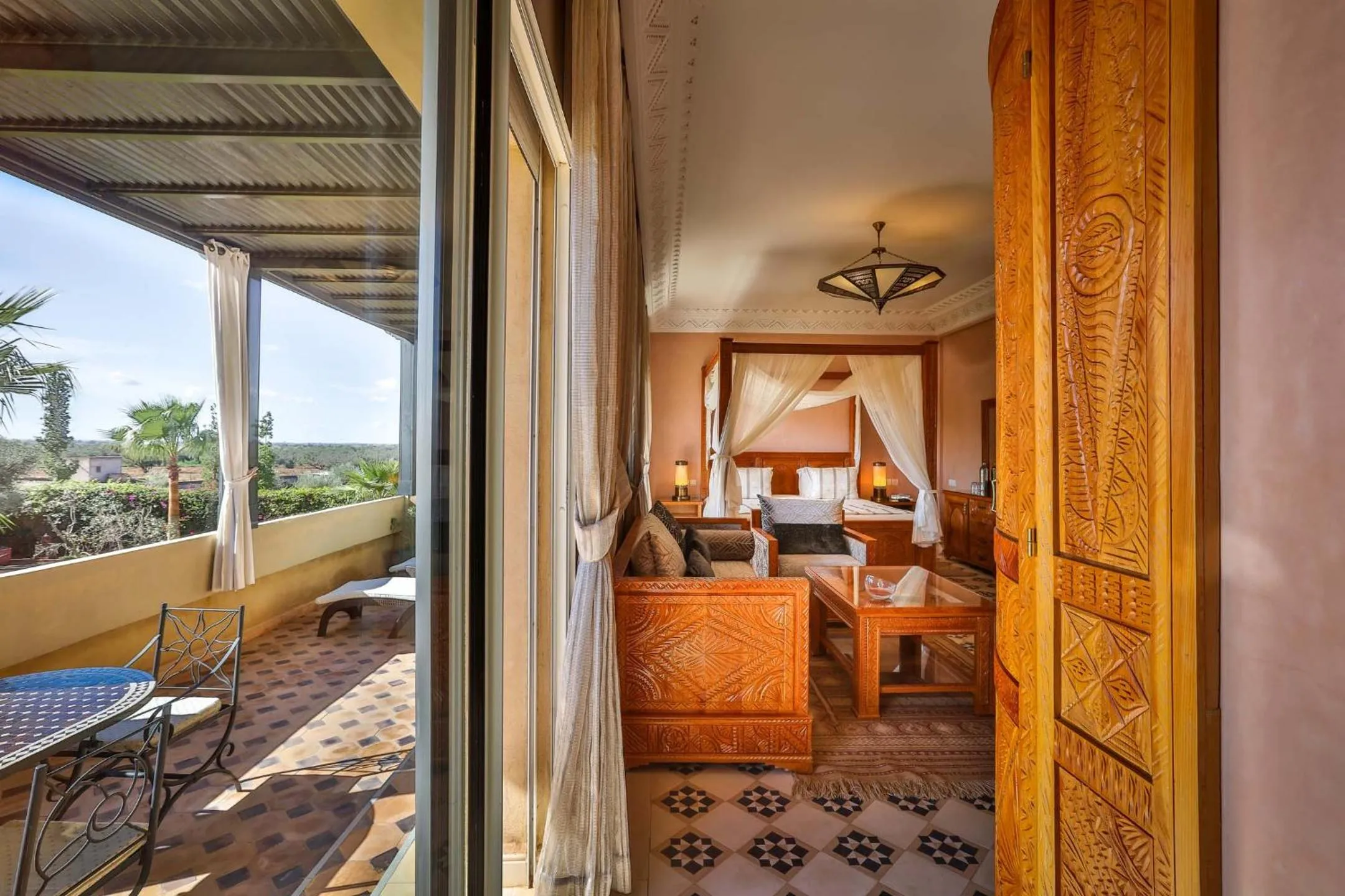 Living room in Palais Amador