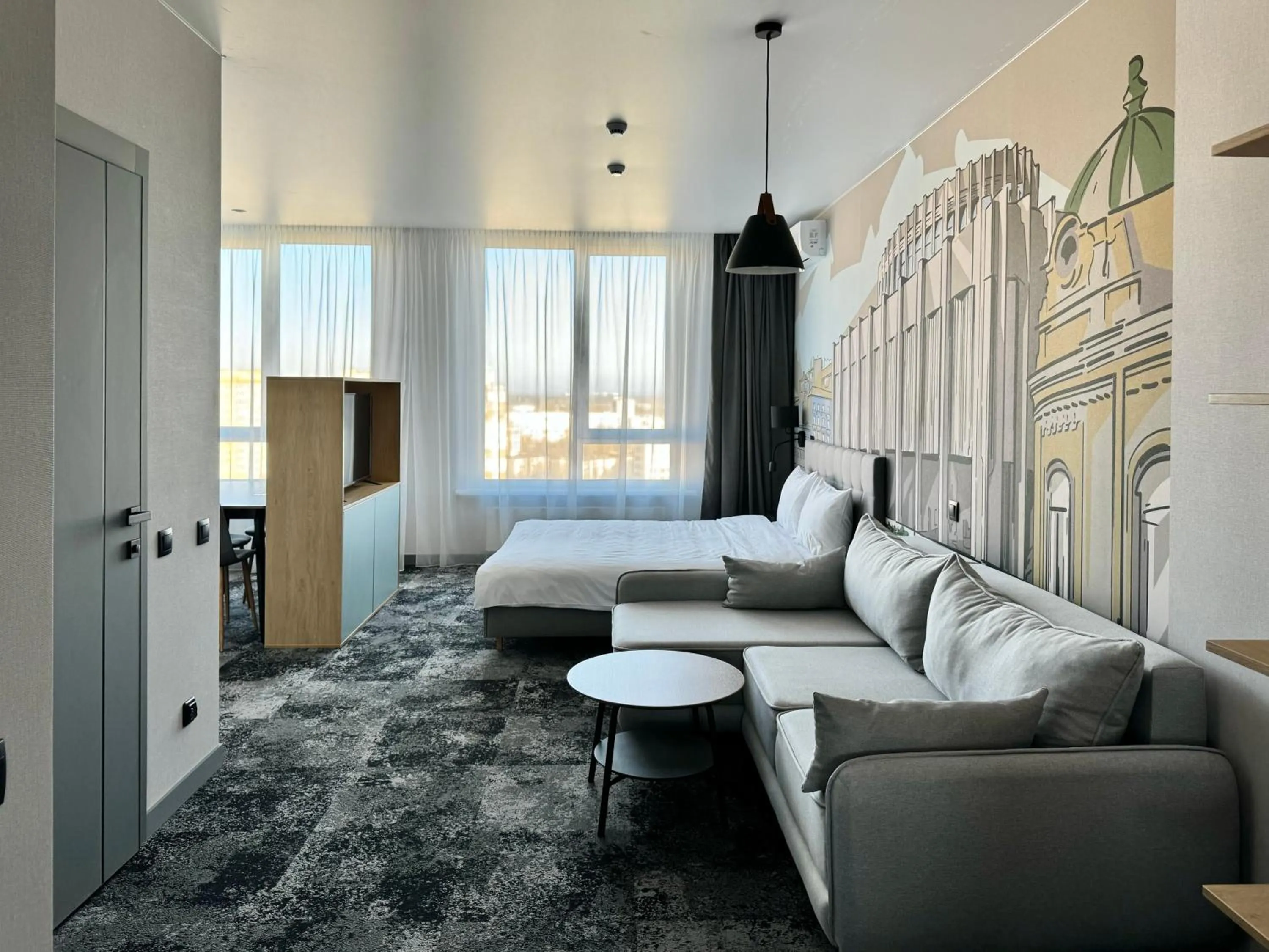 Living room in BE THE ONE Hotel