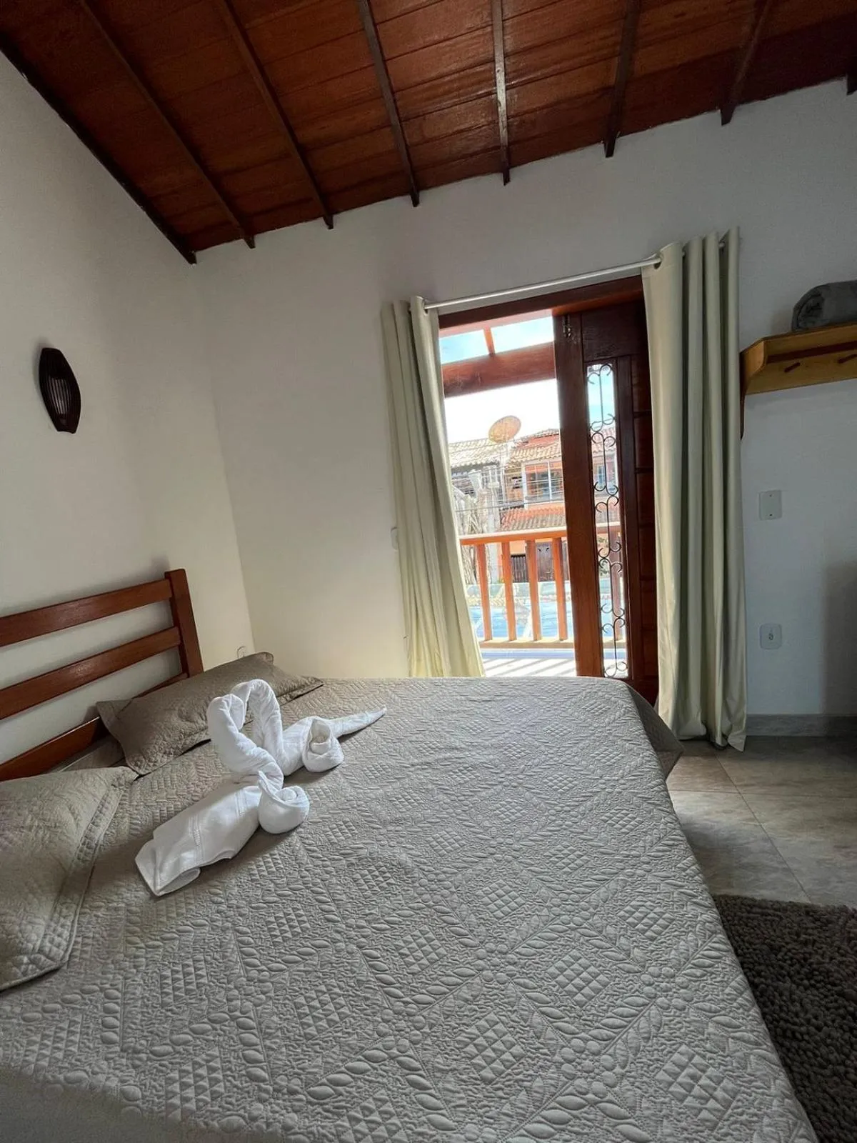 Bedroom, Bed in Pousada Luz da Lua