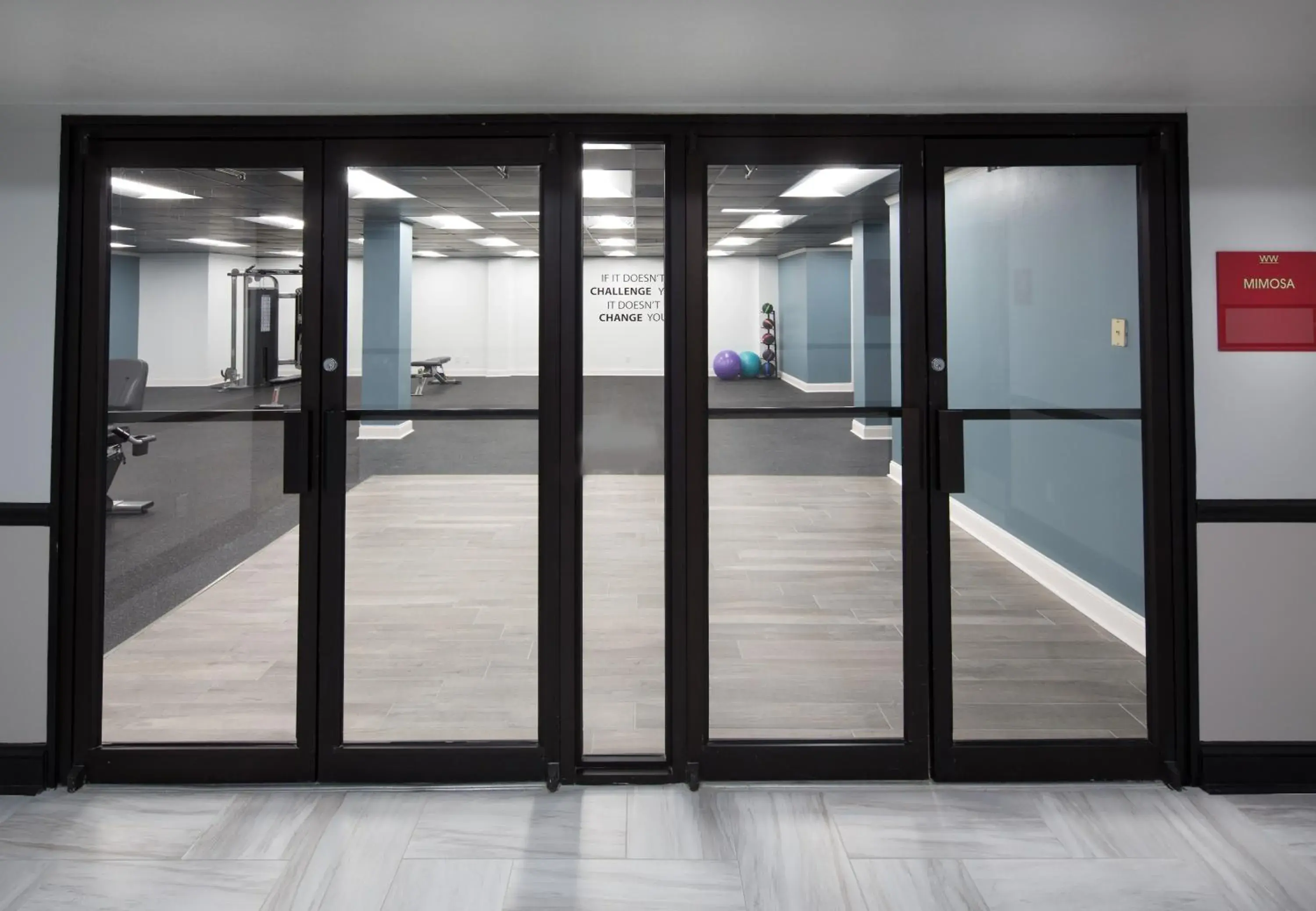 Fitness centre/facilities in Historic Whispering Woods Hotel & Conference Center Fitness centre/facilities in Historic Whispering Woods Hotel & Conference Center