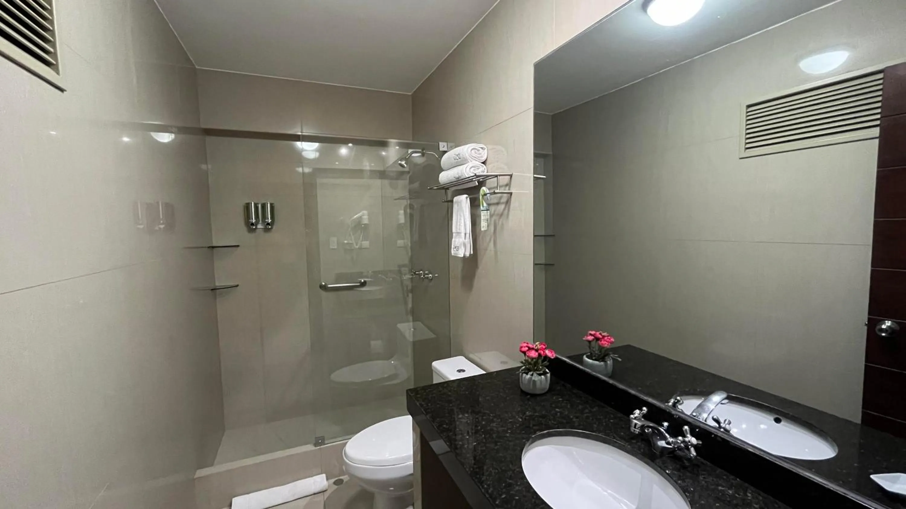 Shower in Hotel El Tambo 2