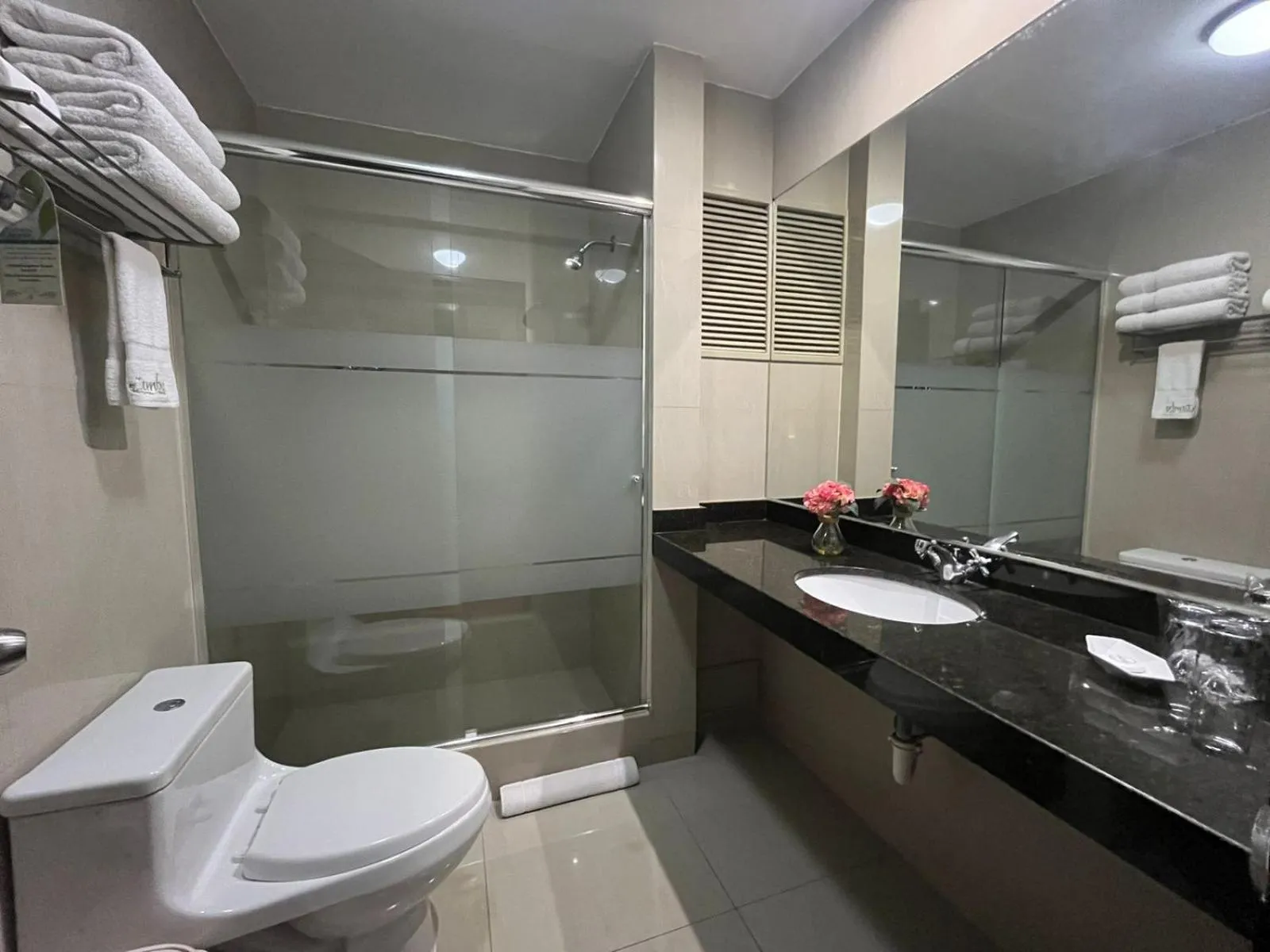 Shower in Hotel El Tambo 2