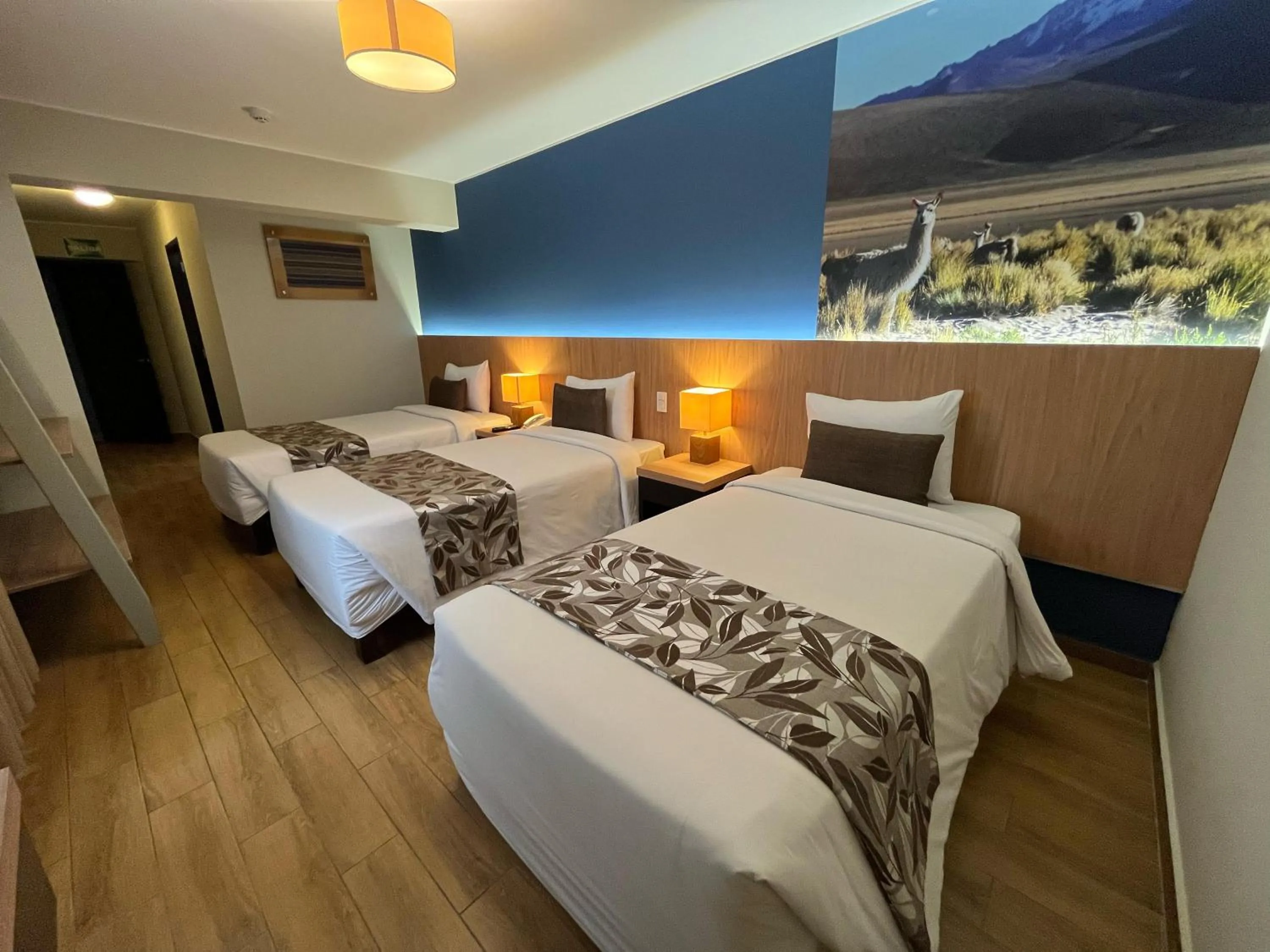 Bed in Hotel El Tambo 2