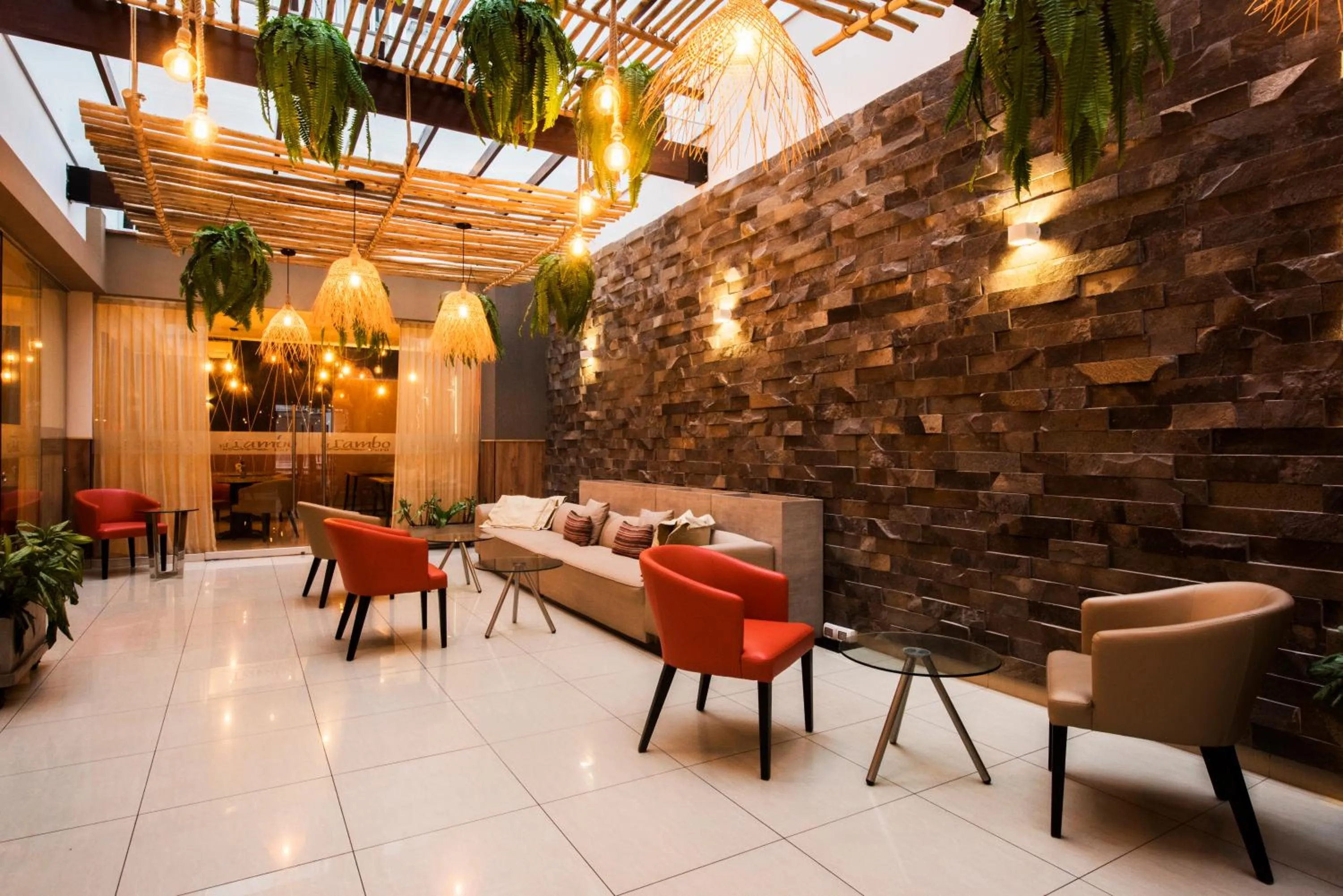 Patio in Hotel El Tambo 2