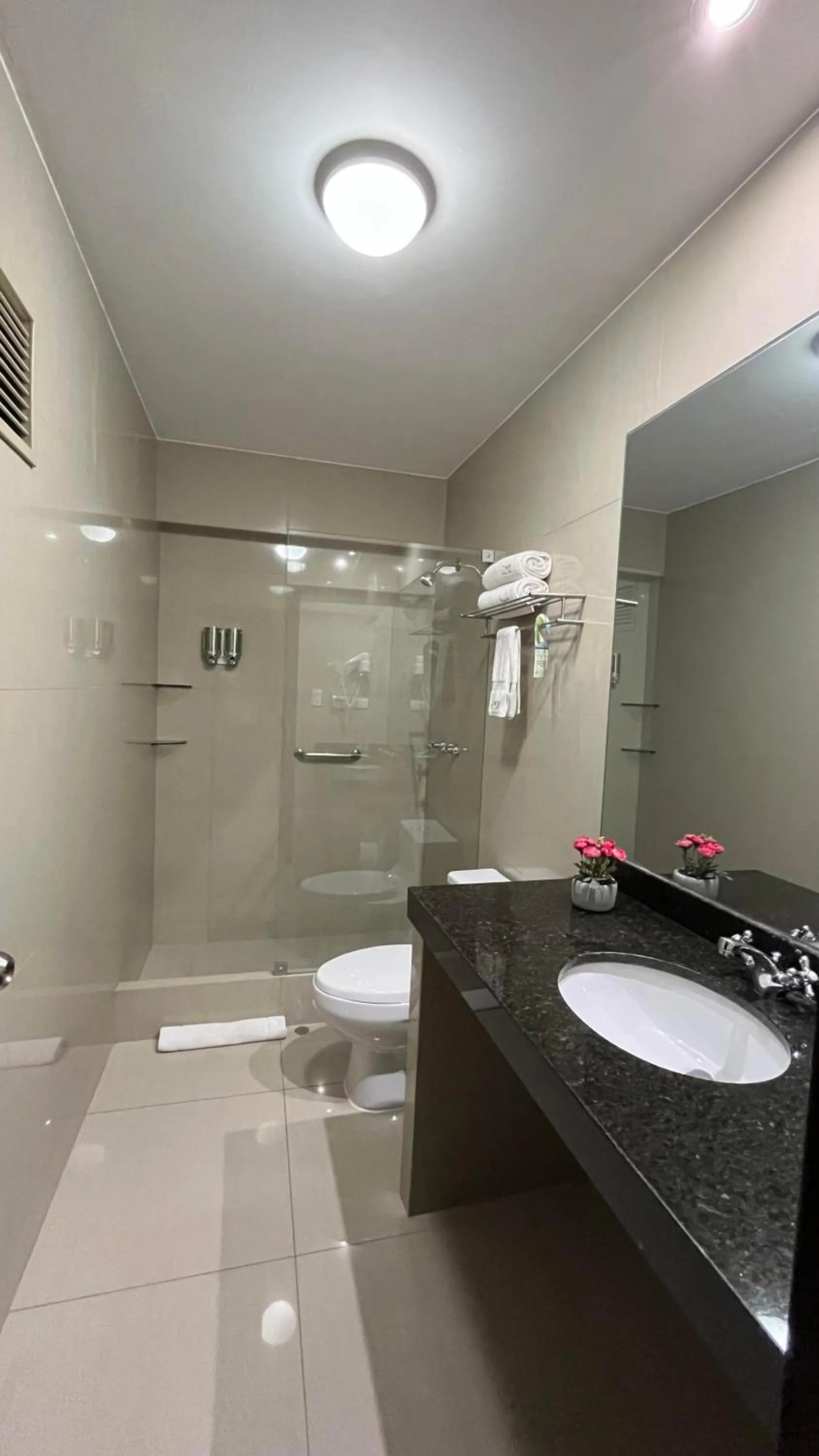 Shower in Hotel El Tambo 2