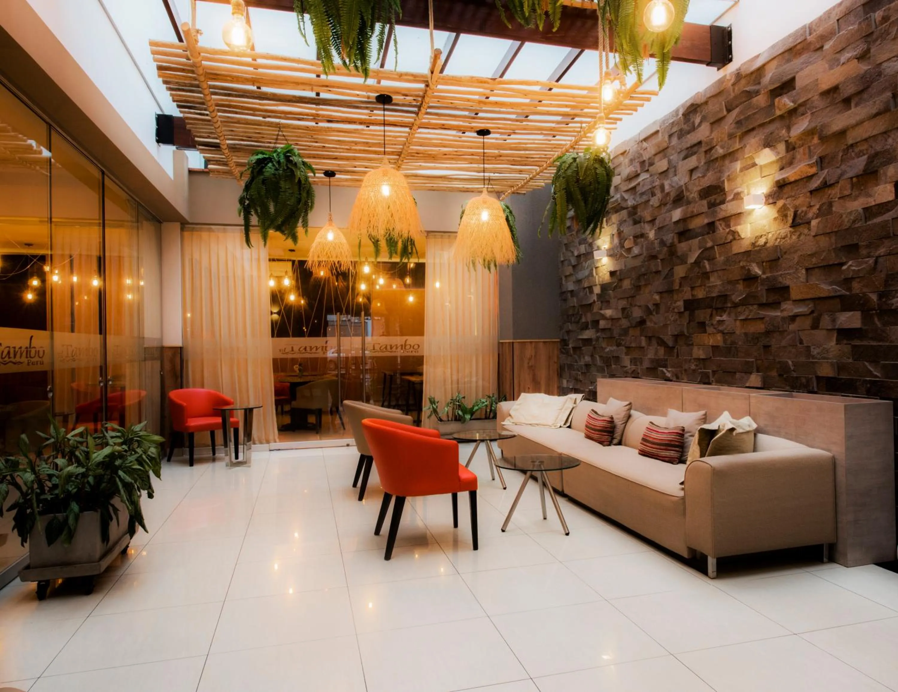 Patio in Hotel El Tambo 2