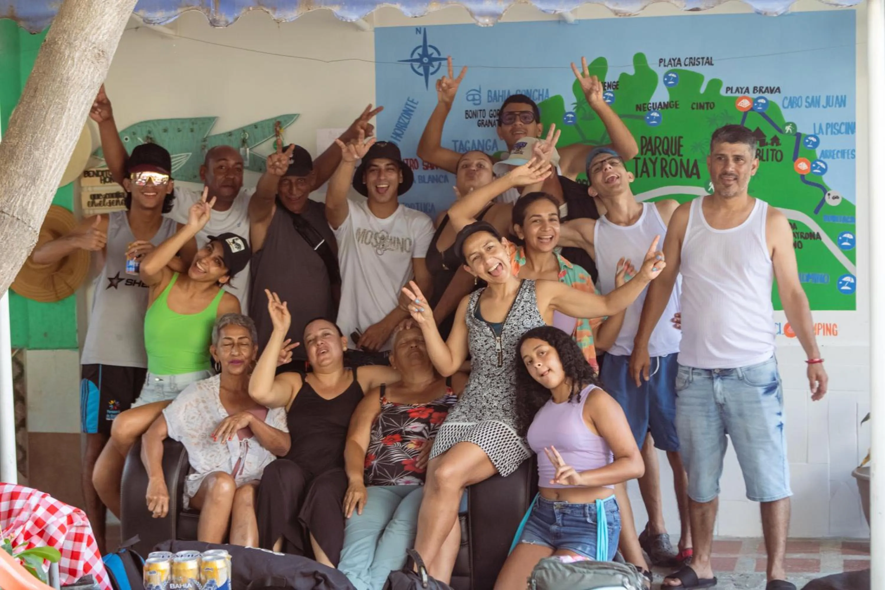 group of guests in Casa Hotel Isabella