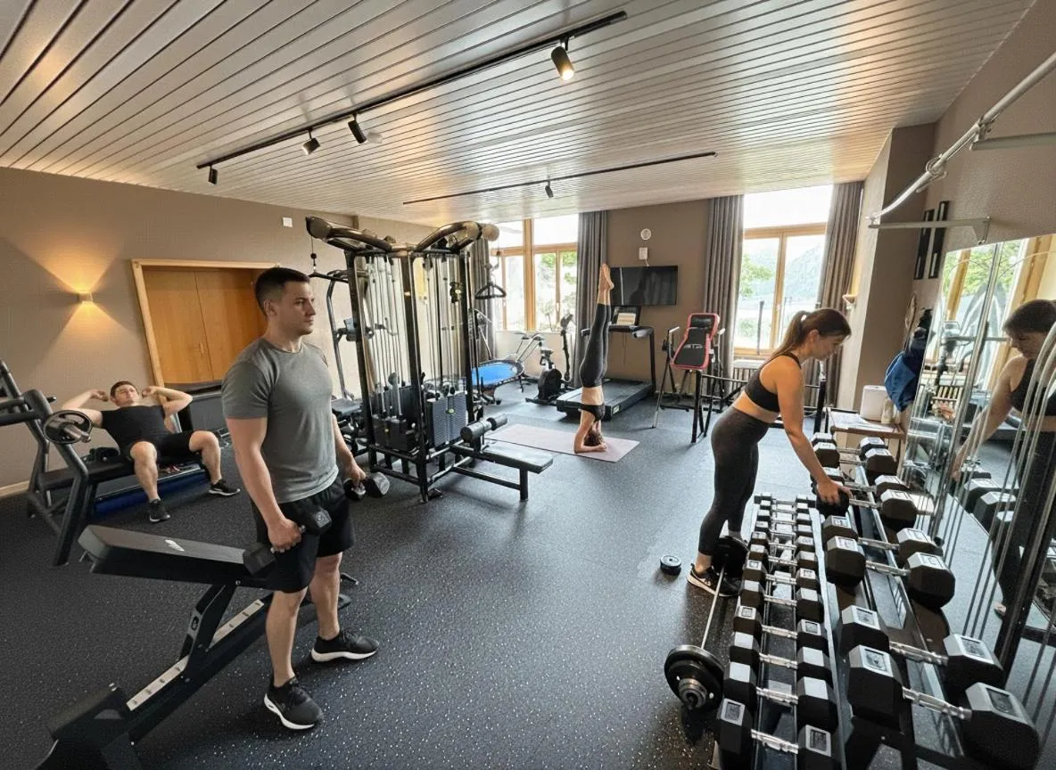Fitness centre/facilities in Beatenberg Resort & Spa in Beatenberg Interlaken