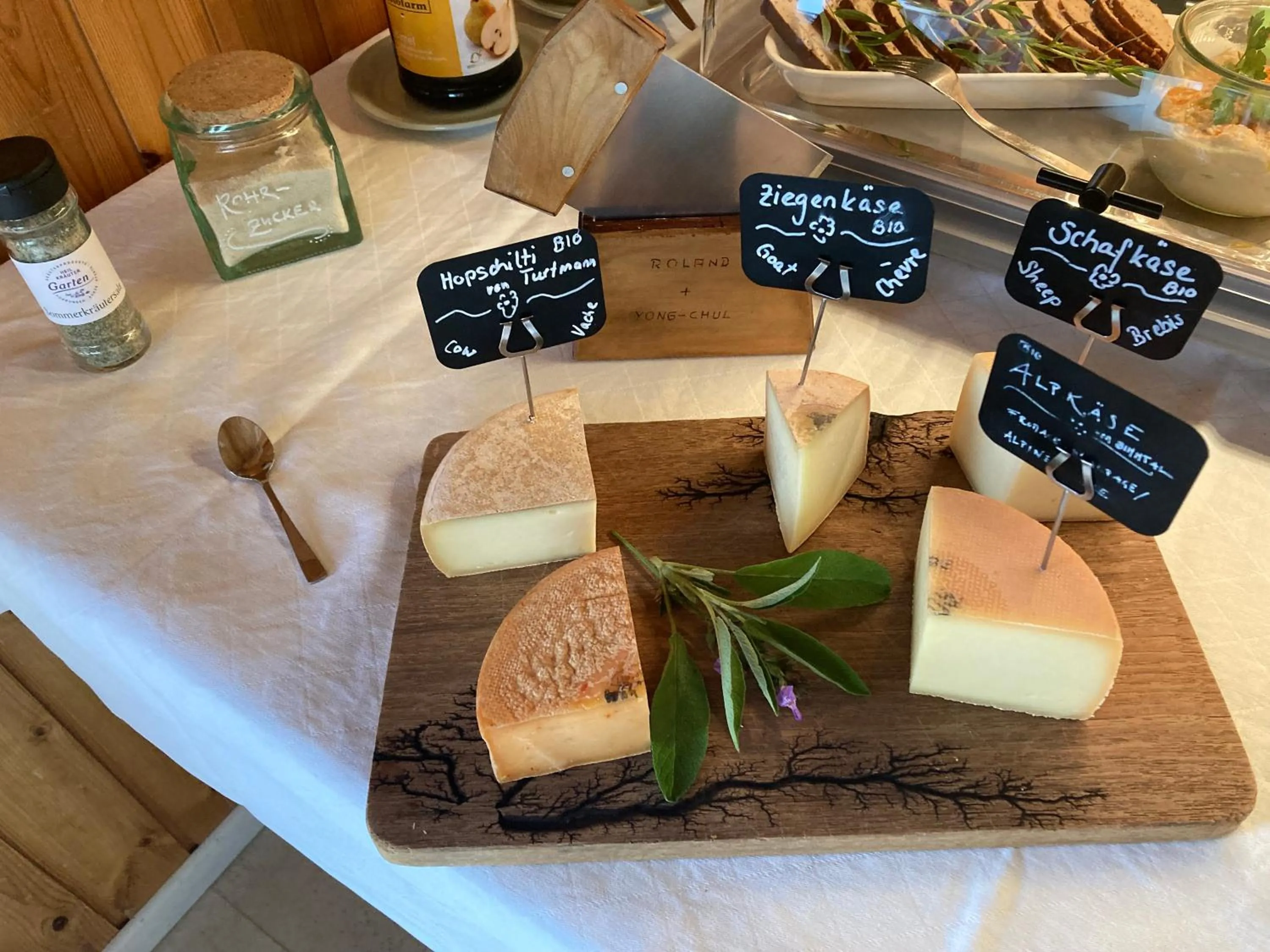 Breakfast in Haus Rhodania