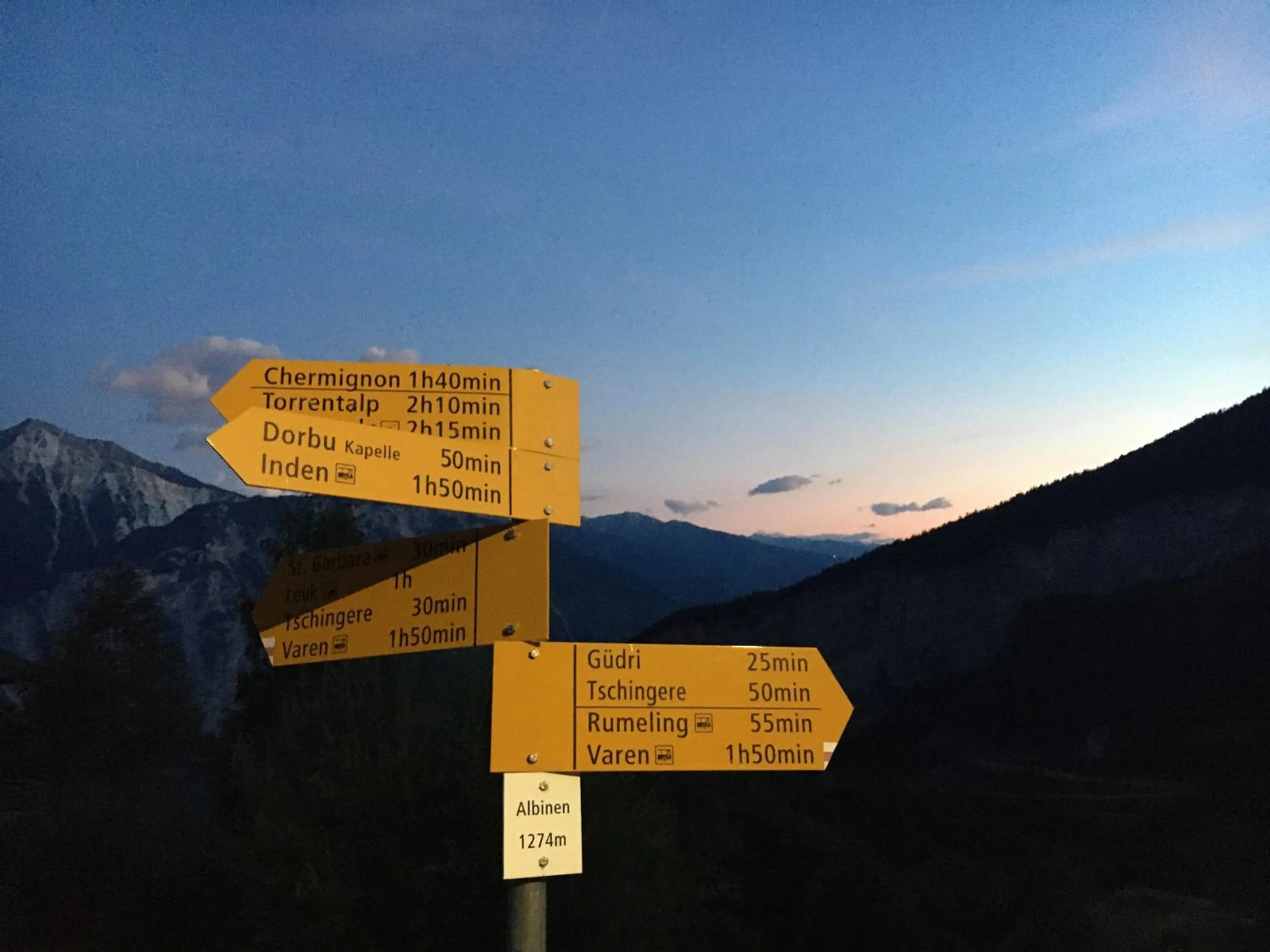 Hiking in Haus Rhodania