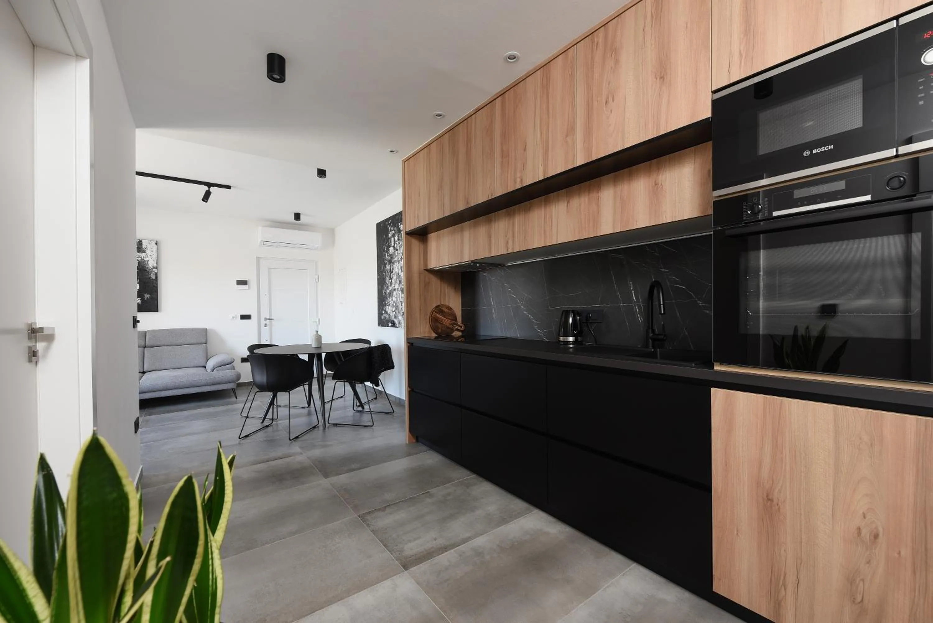 Kitchen or kitchenette in Luxury apartment N