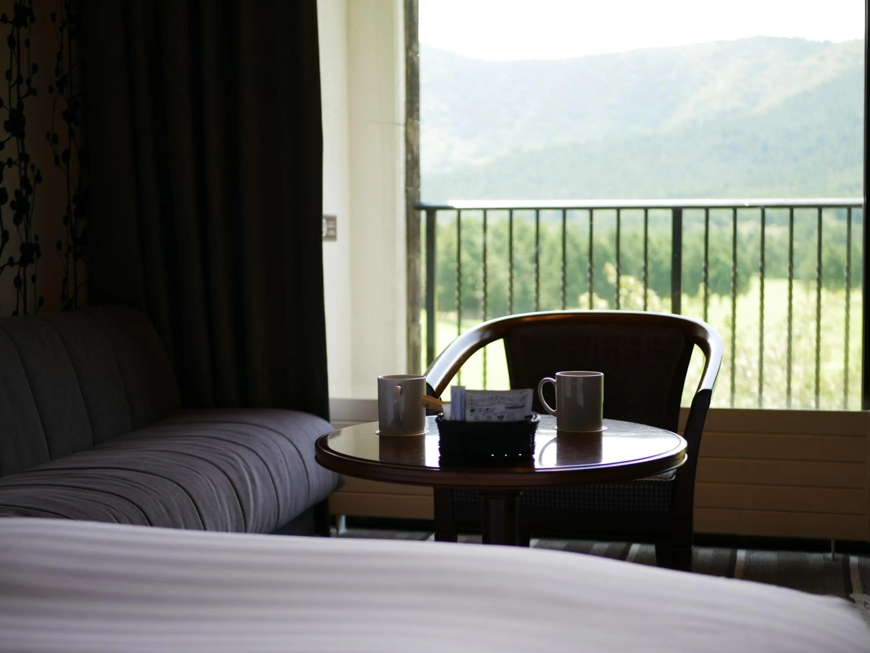 View (from property/room), Bed in Hakone Sengokuhara Prince Hotel