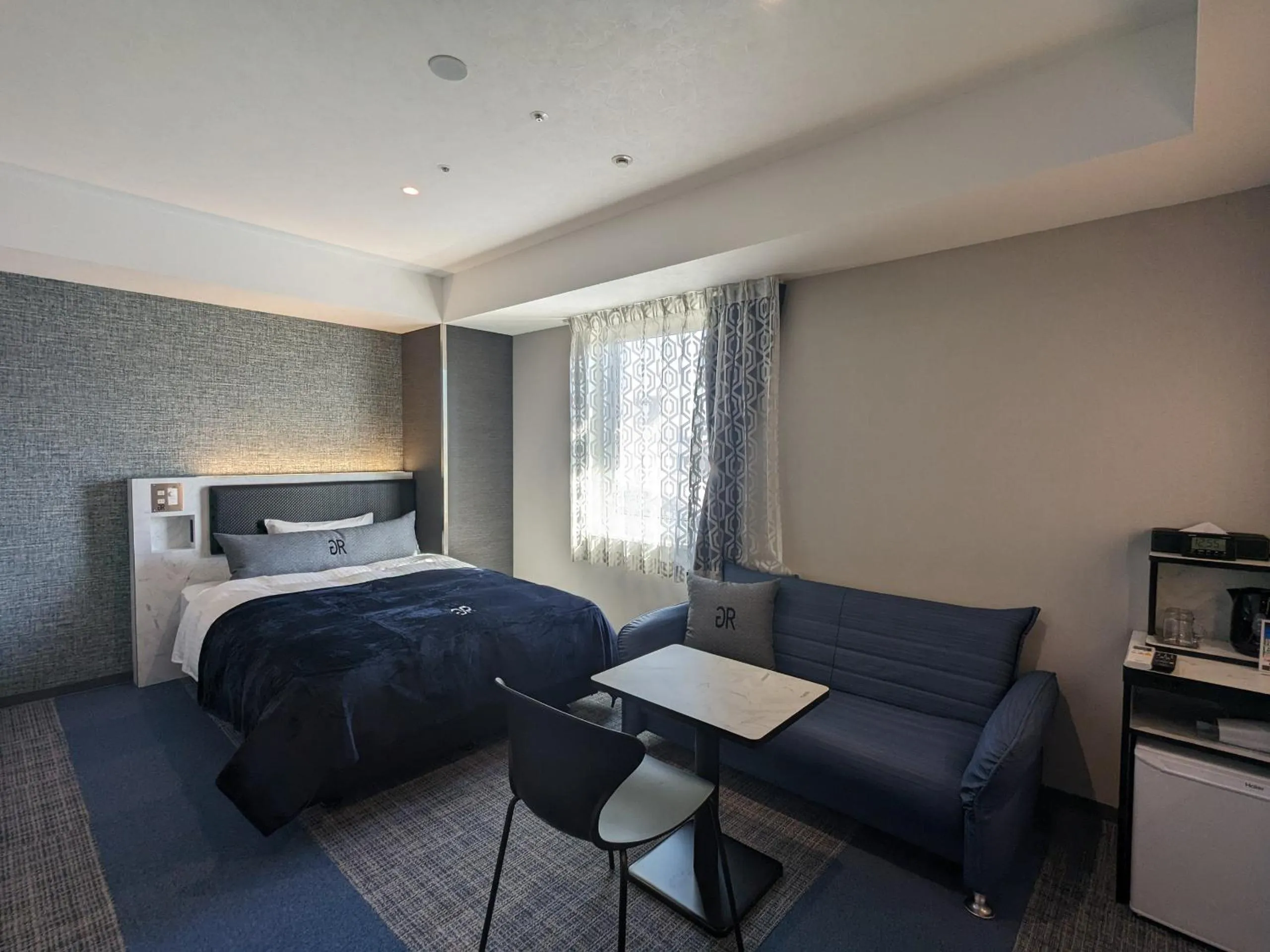 Photo of the whole room, Bed in Green Rich Hotel Tokuyama Ekimae