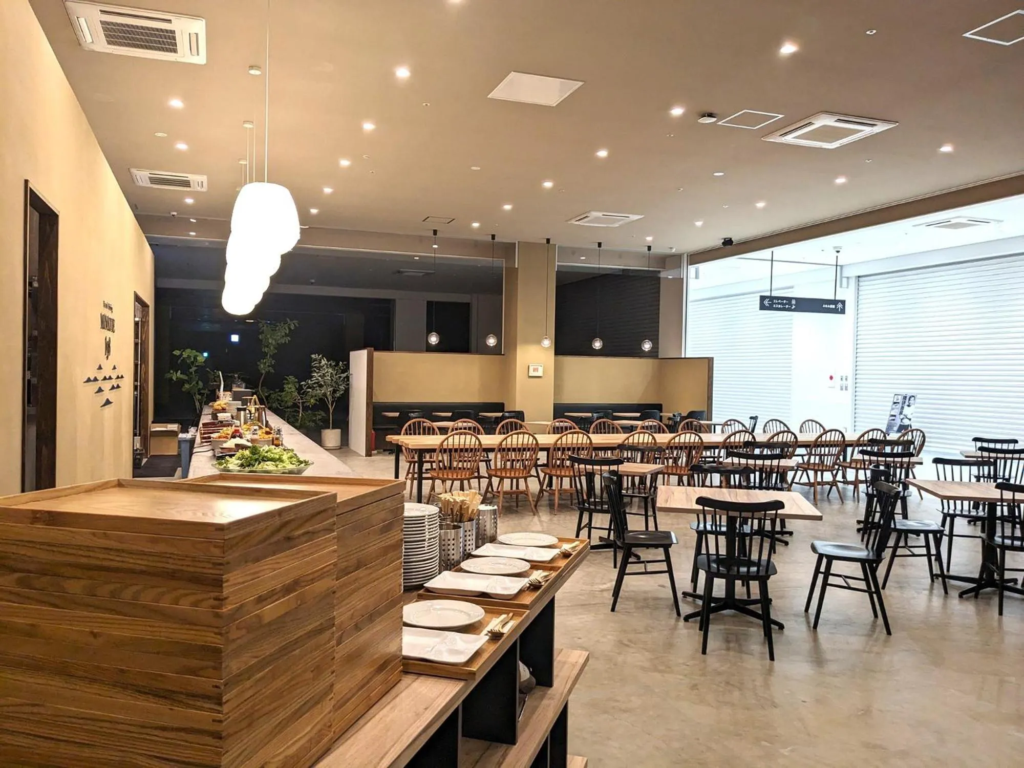 Buffet breakfast in Green Rich Hotel Tokuyama Ekimae