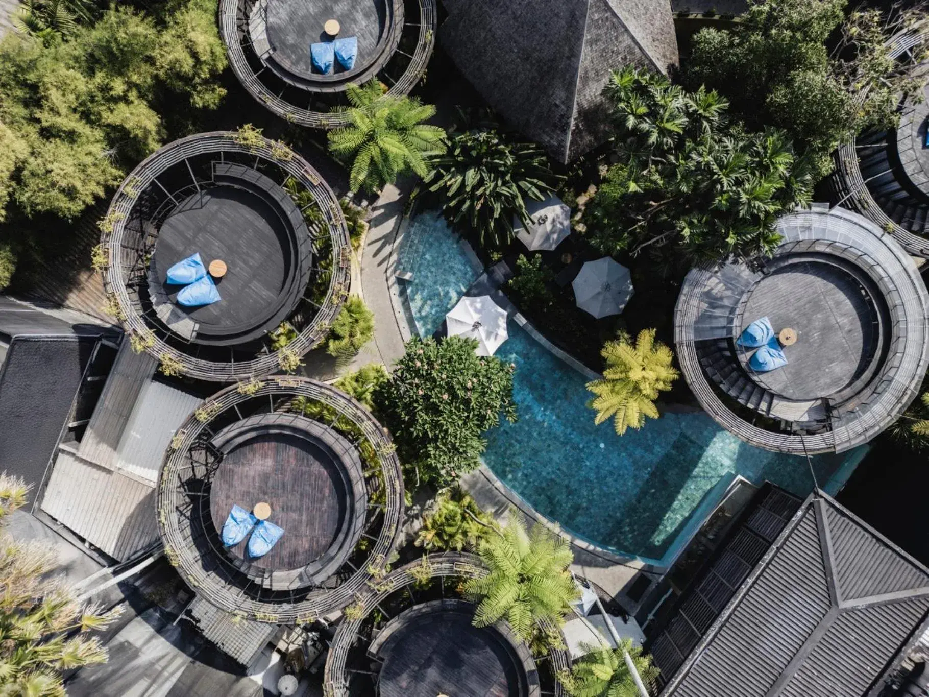 Bird's eye view in Canggu Cabana Resort & Spa by Ini Vie Hospitality Bird's eye view in Canggu Cabana Resort & Spa by Ini Vie Hospitality