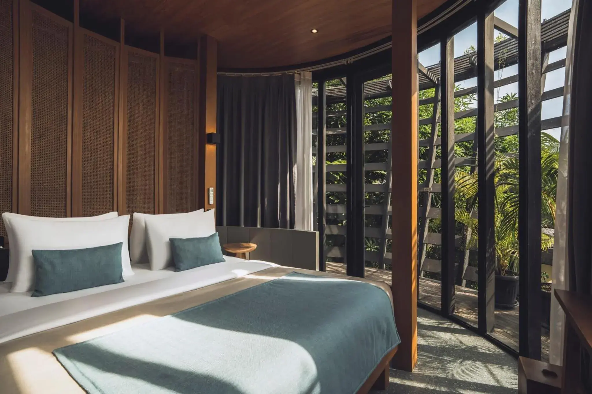 Bedroom, Bed in Canggu Cabana Beach Resort by Ini Vie Hospitality Bedroom, Bed in Canggu Cabana Beach Resort by Ini Vie Hospitality