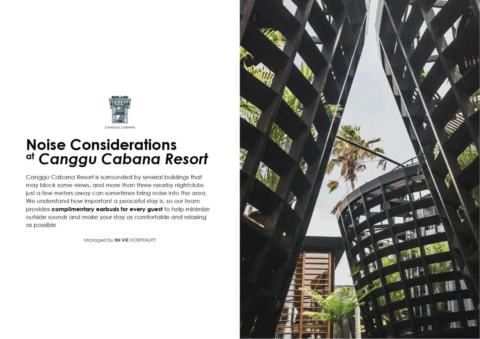 Property building in Canggu Cabana Resort & Spa by Ini Vie Hospitality Property building in Canggu Cabana Resort & Spa by Ini Vie Hospitality