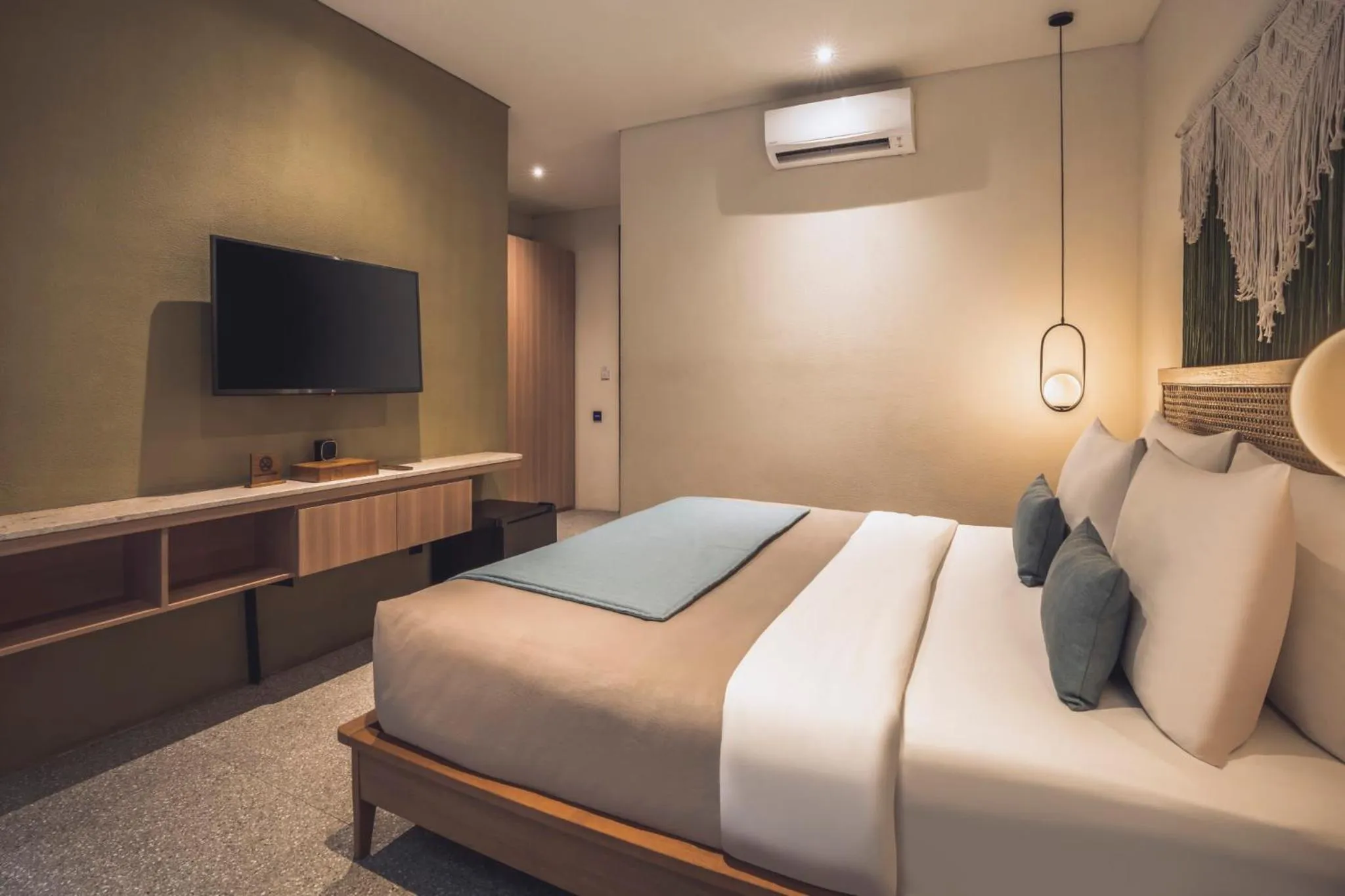 Bedroom, Bed in Canggu Cabana Resort & Spa by Ini Vie Hospitality