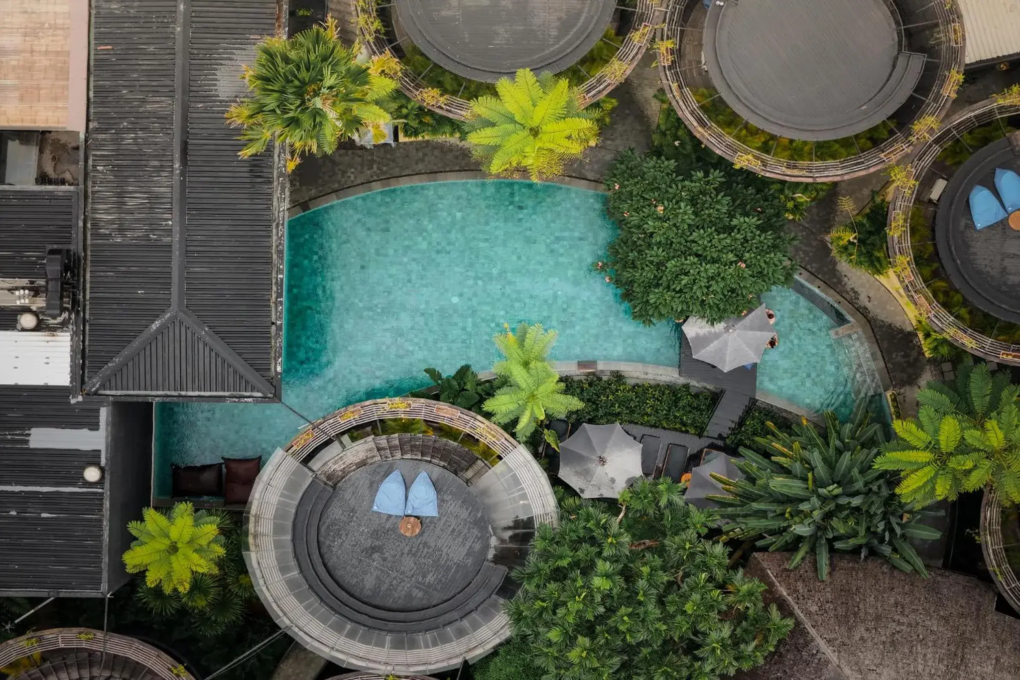 Bird's eye view in Canggu Cabana Resort & Spa by Ini Vie Hospitality Bird's eye view in Canggu Cabana Resort & Spa by Ini Vie Hospitality