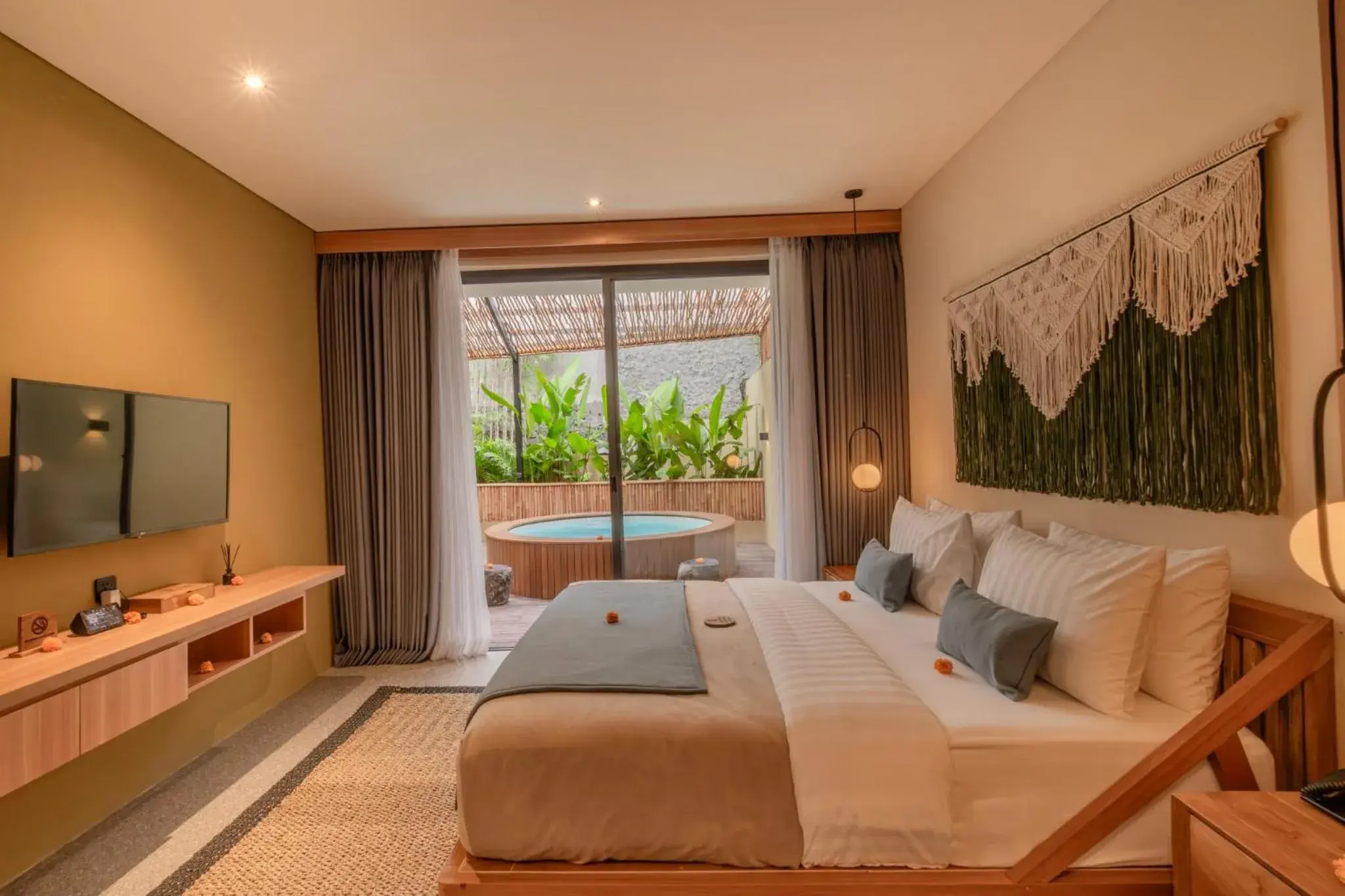 Bedroom, Bed in Canggu Cabana Resort & Spa by Ini Vie Hospitality Bedroom, Bed in Canggu Cabana Resort & Spa by Ini Vie Hospitality
